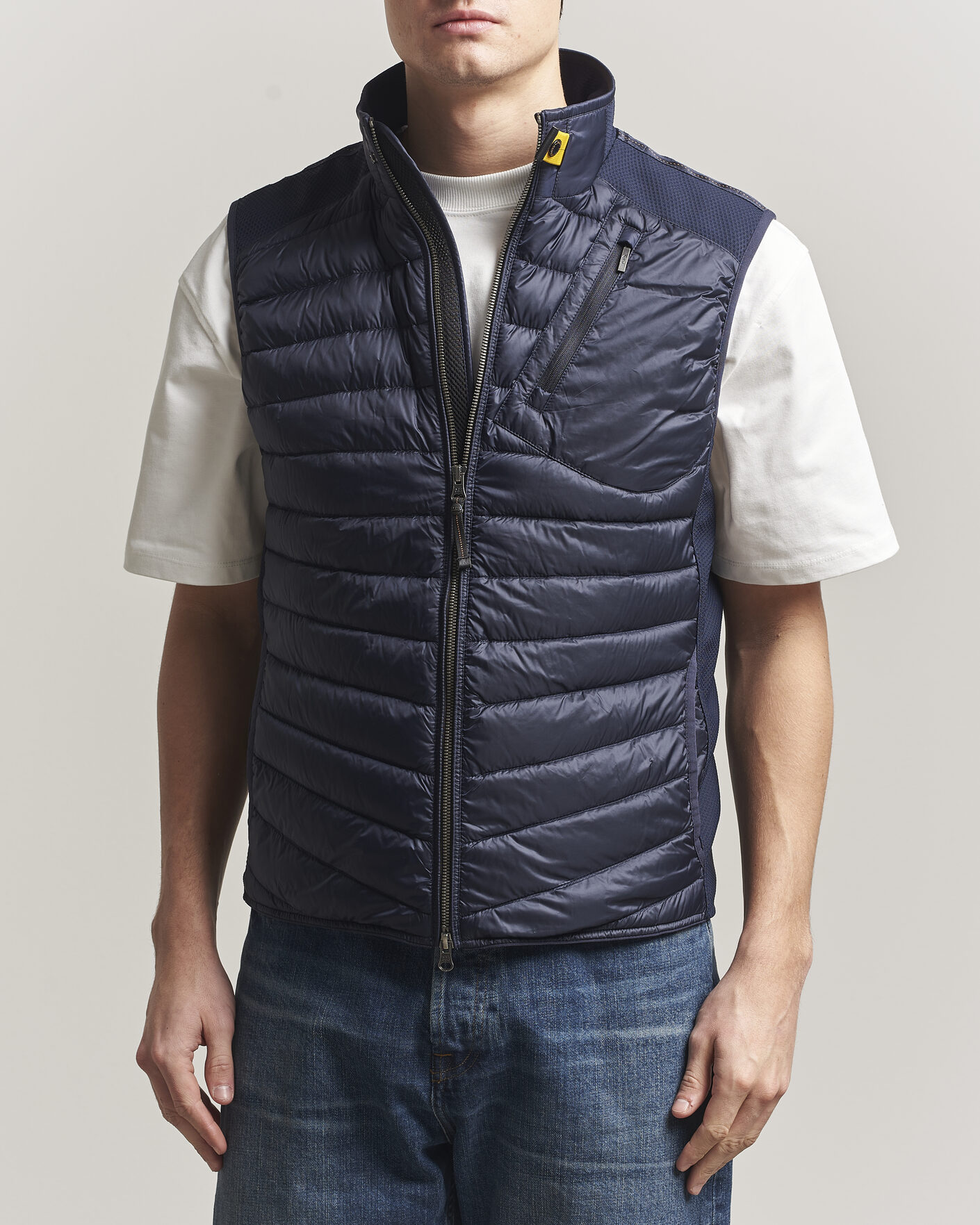 Herre | Vester | Parajumpers | Zavier Hybrid Vest Navy