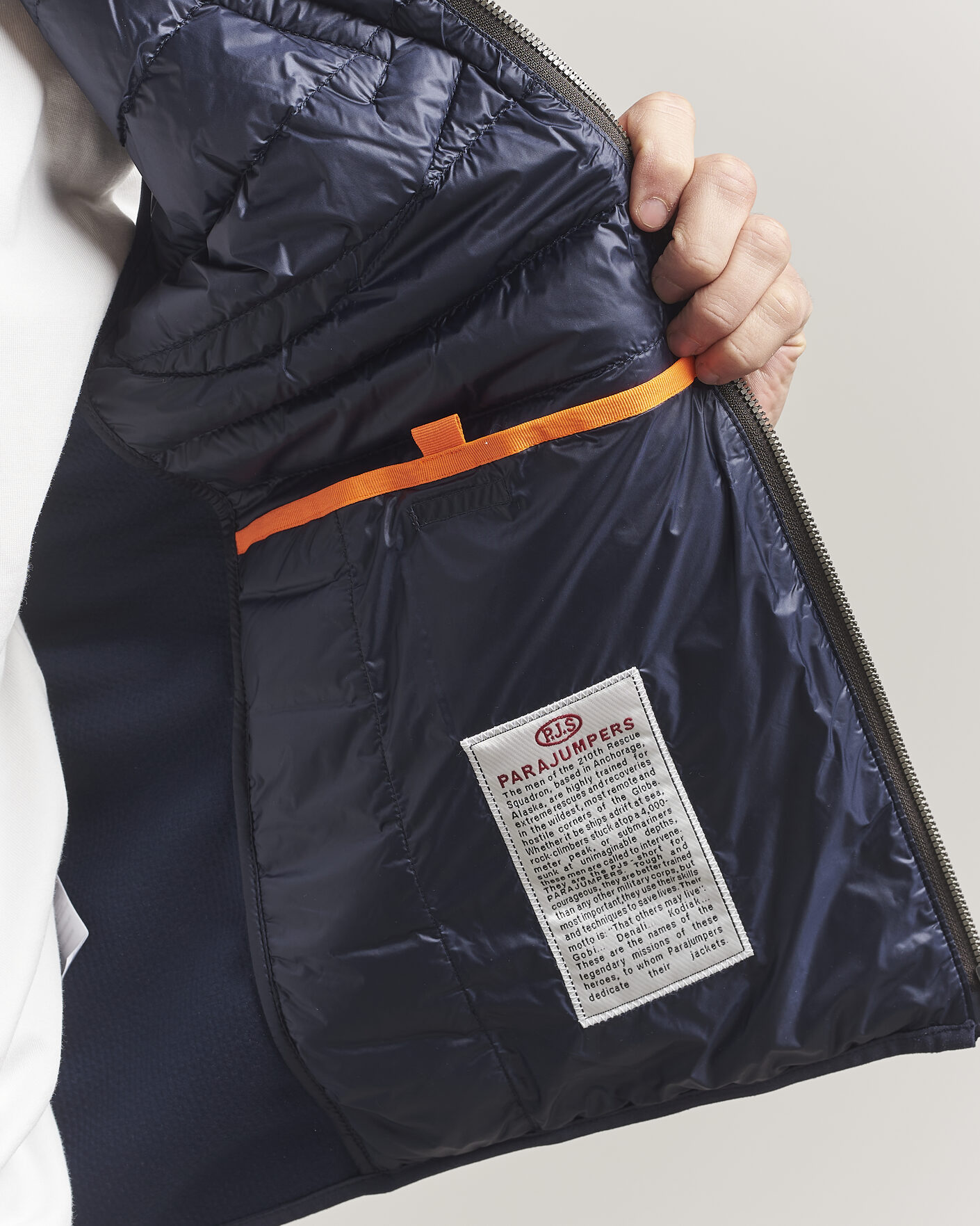 Herre | Vester | Parajumpers | Zavier Hybrid Vest Navy