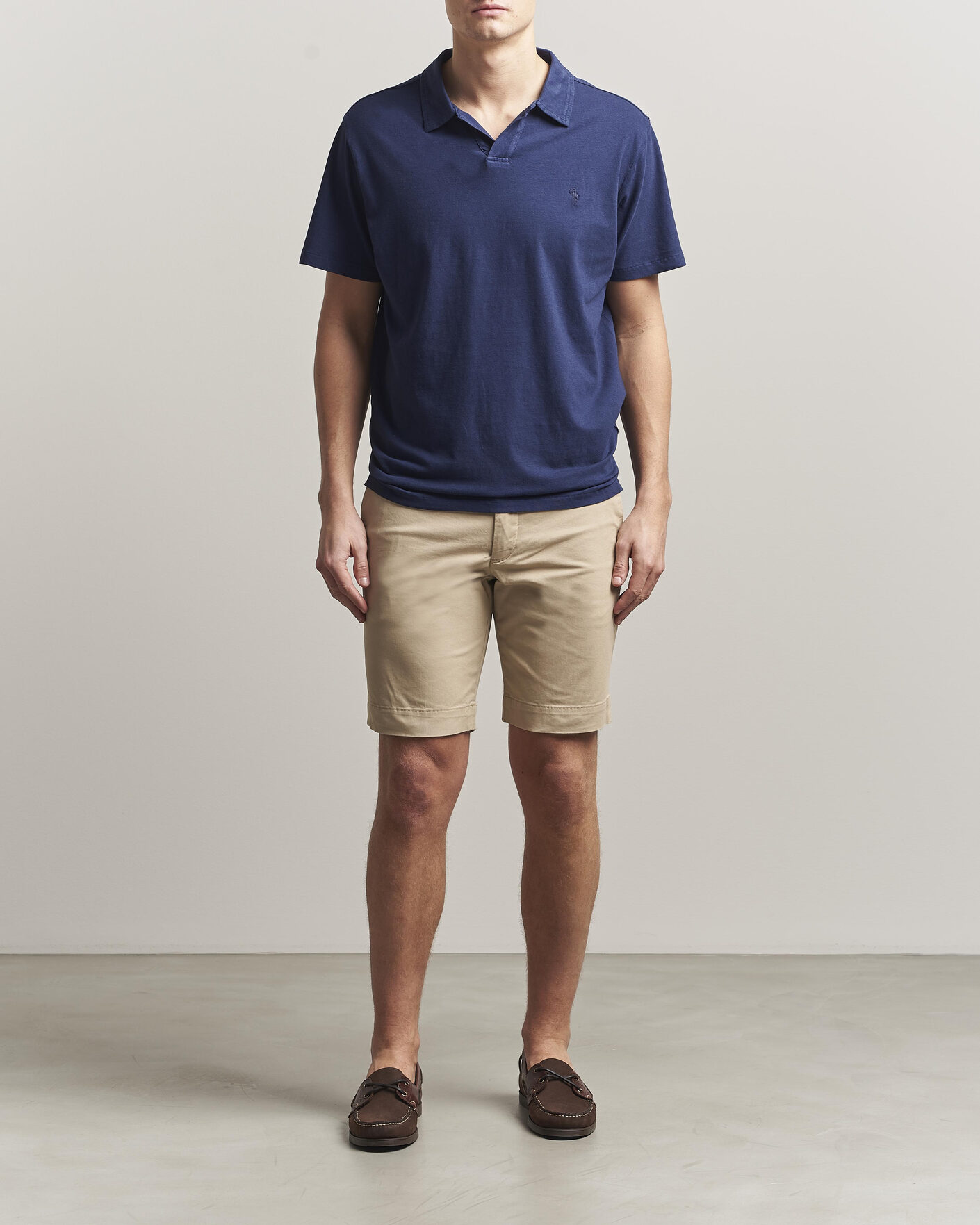 Herre | Pikéer | Polo Ralph Lauren | Knitted Polo Newport Navy