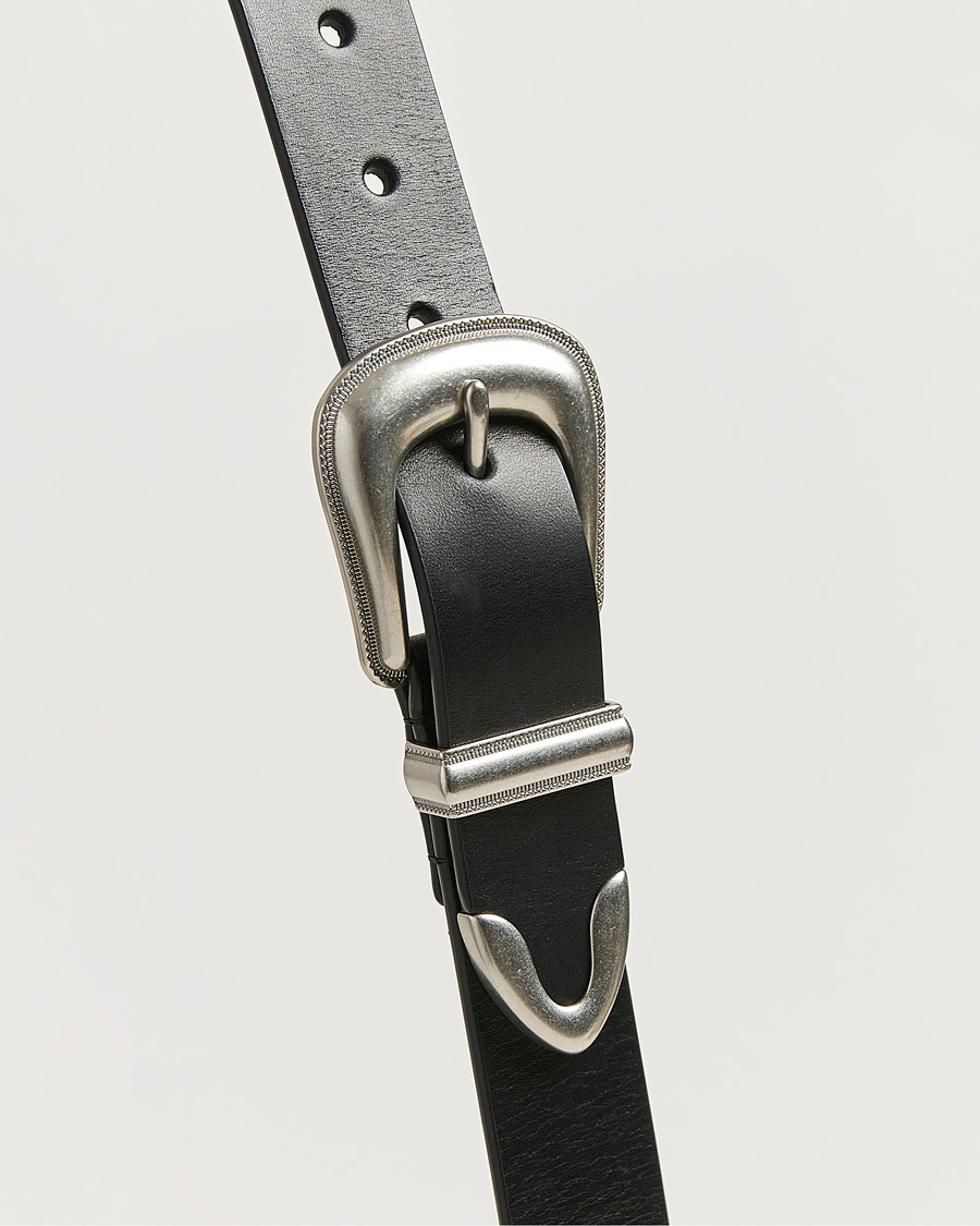 Herre | Belter | Polo Ralph Lauren | Western Leather Belt Black