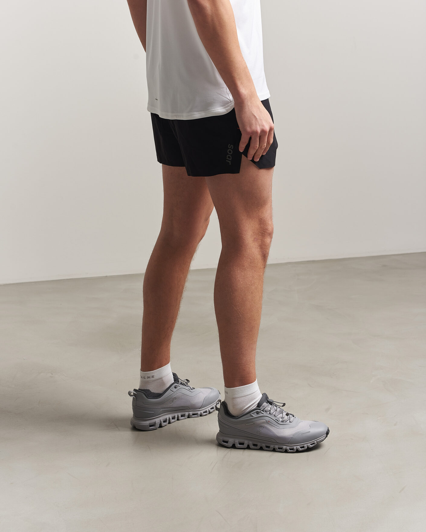 Herre | Trail Sneakers | On | Cloud 6 Geo Waterproof Alloy/Alloy