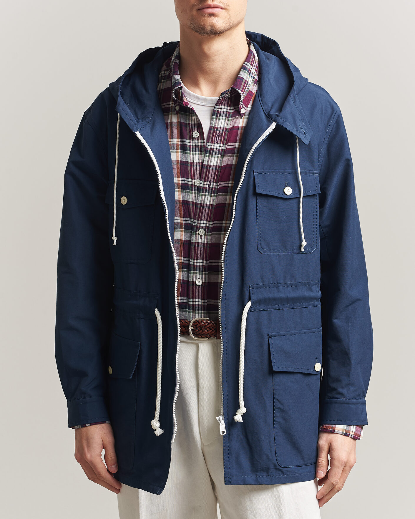 Herre | Jakker | Kamakura Shirts | Marine Parka Navy