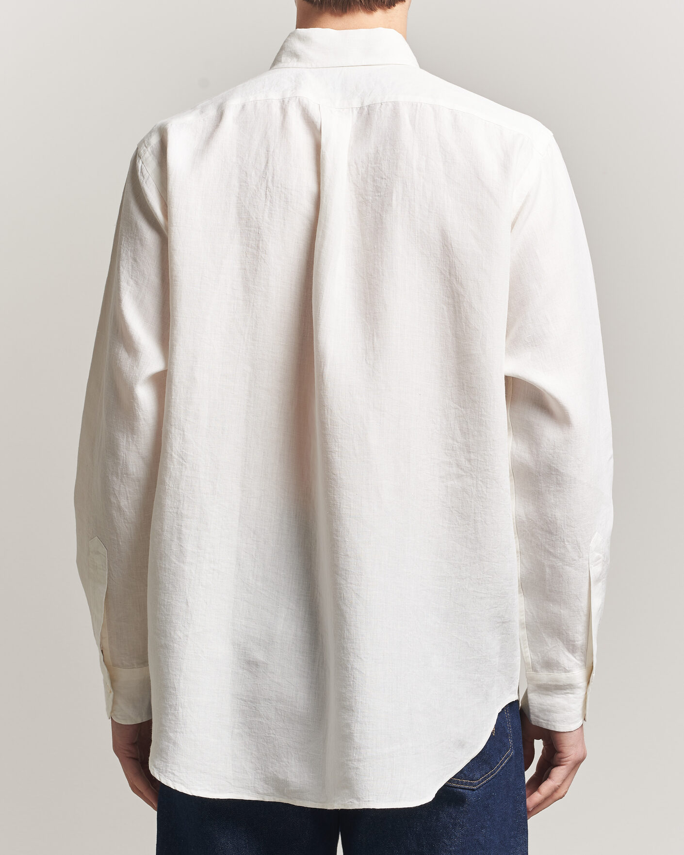 Herre | Skjorter | Kamakura Shirts | Linen Ametora Shirt White