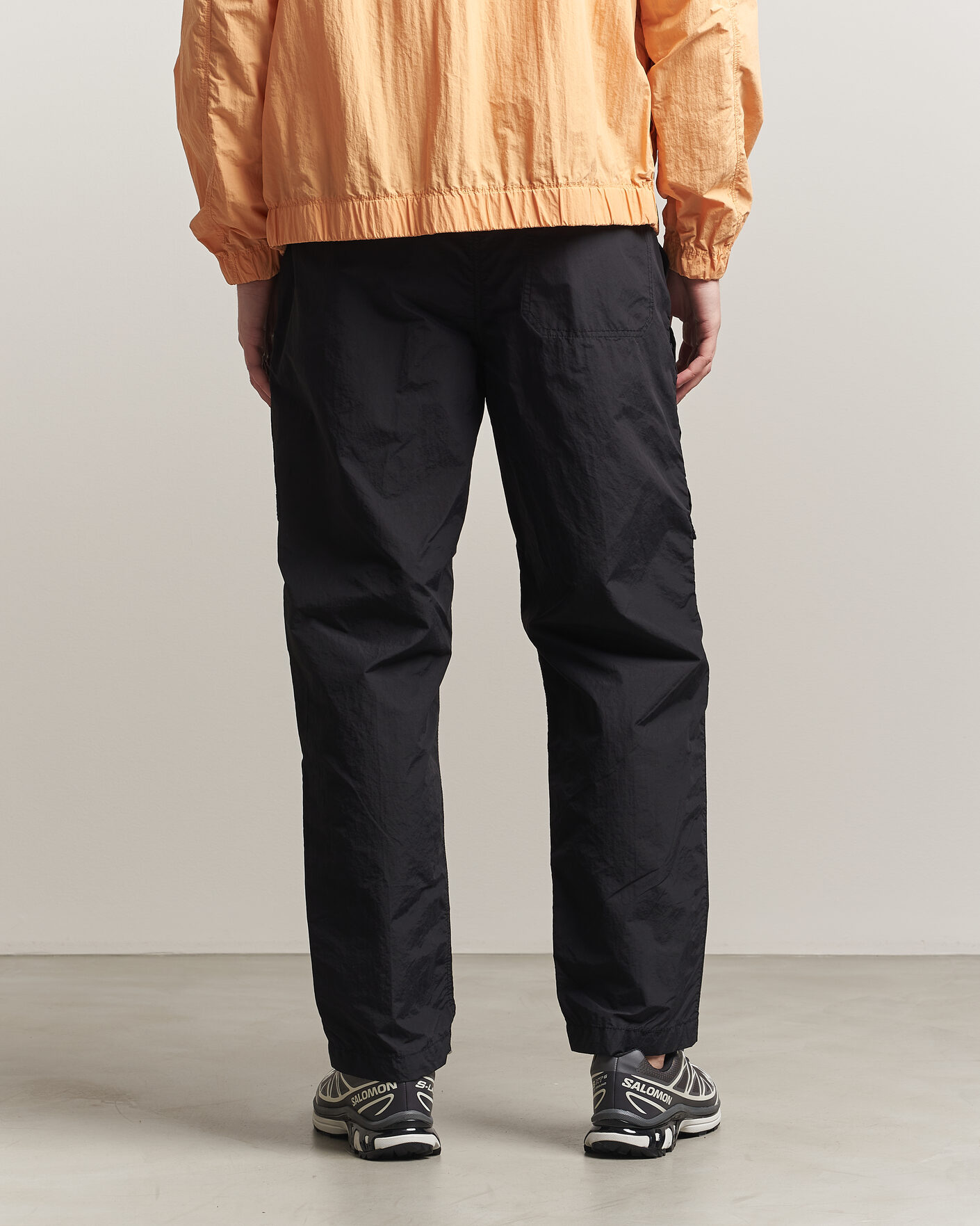 Herre | Bukser | Parajumpers | Lovel Smash Peached Nylon Pants Black