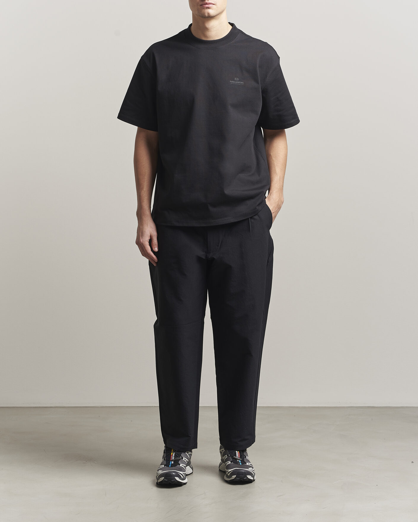 Herre | T-Shirts | Parajumpers | Reg Compact Jersey T-Shirt Black