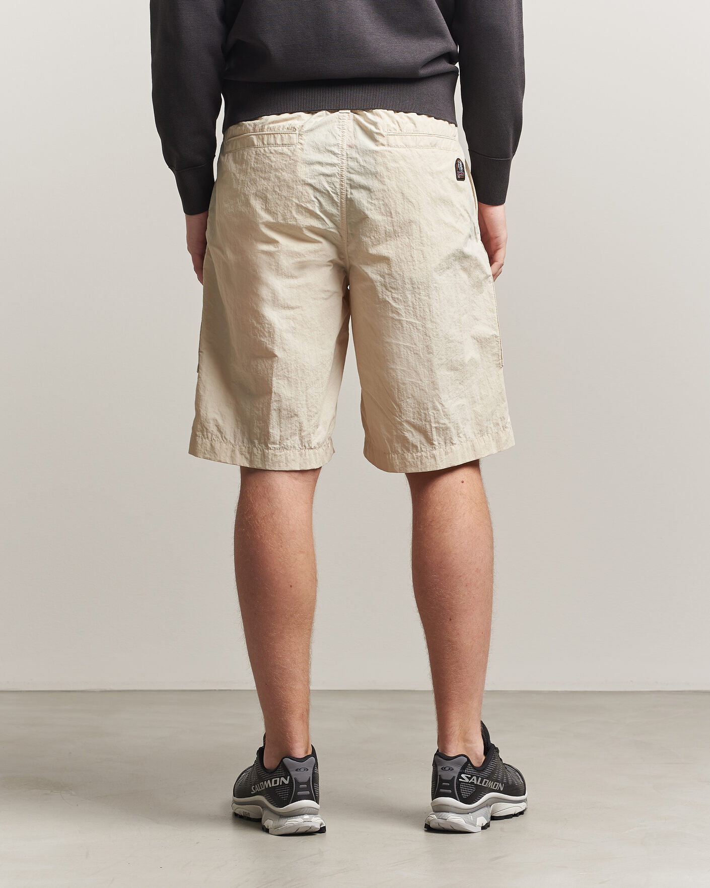Herre | Shorts | Parajumpers | Lex Smash Peached Nylon Shorts Bone