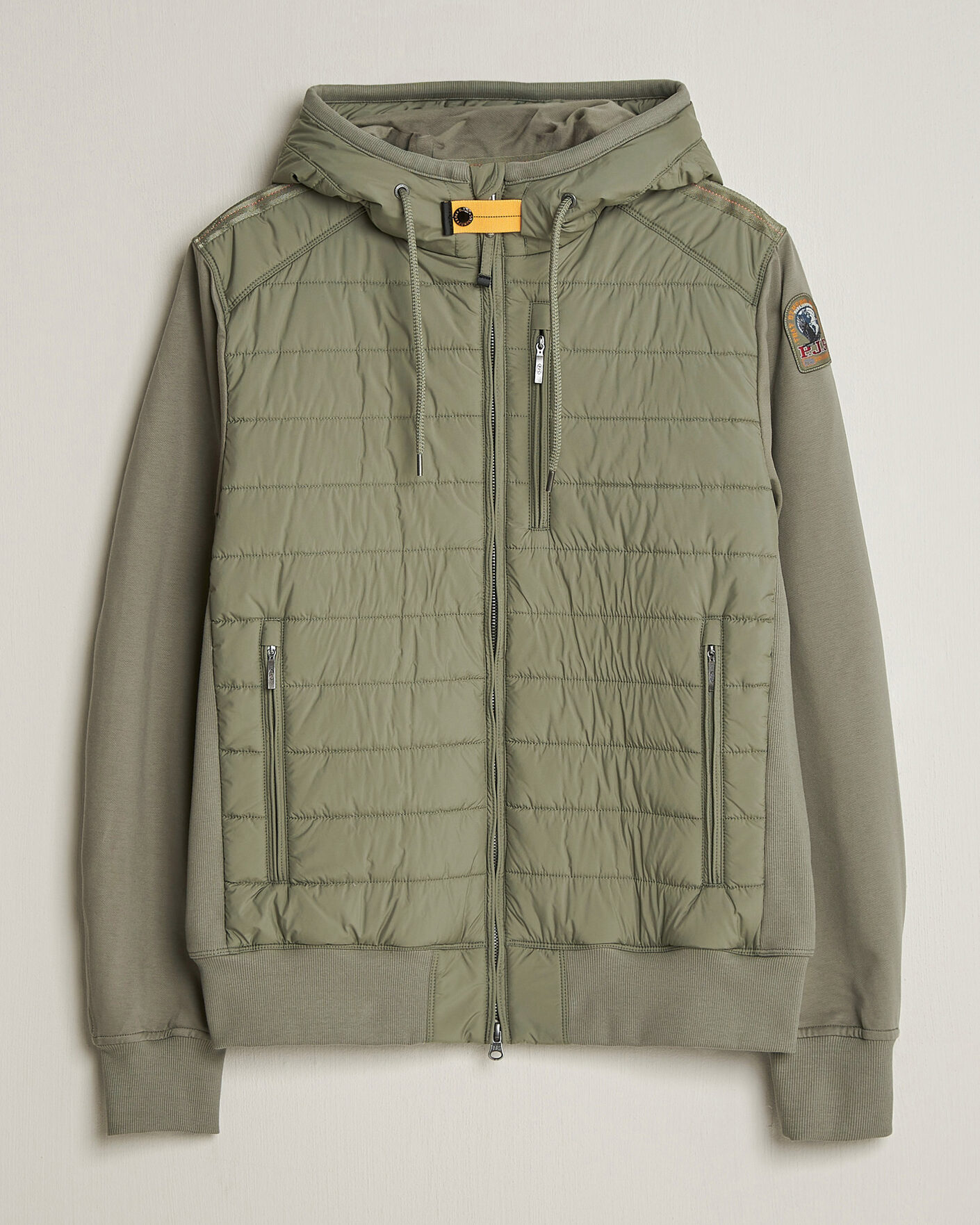 Herre | Jakker | Parajumpers | Ivor Hybrid Hooded Jacket Ashen Sage