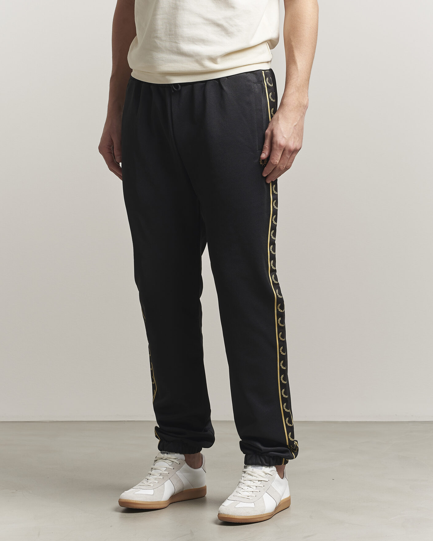 Herre | Bukser | Fred Perry | Taped Track Pants Black