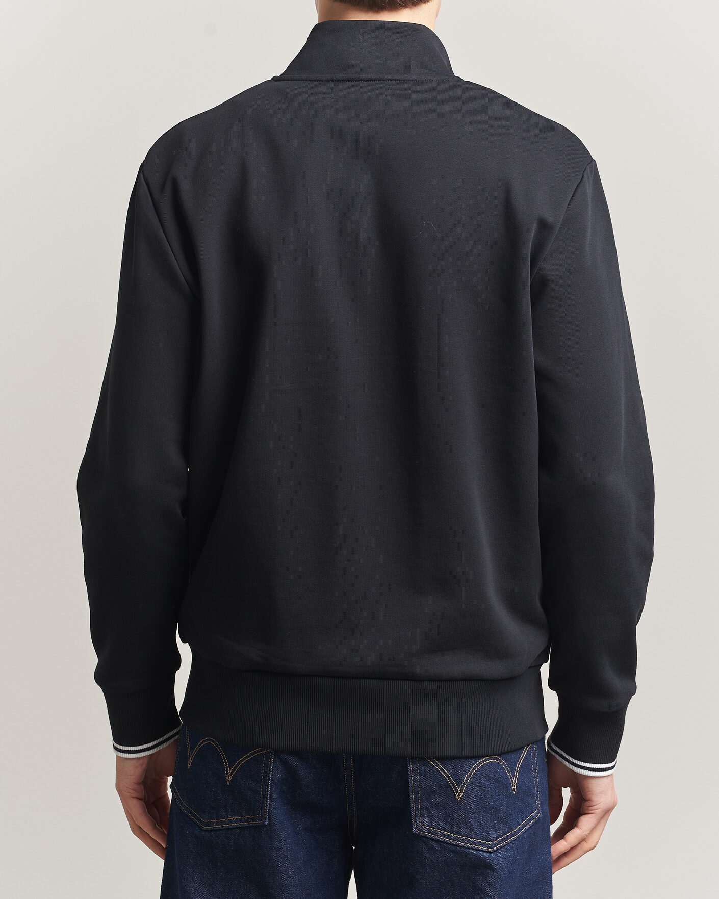 Herre | Gensere | Fred Perry | Full Zip Sweatshirt Black