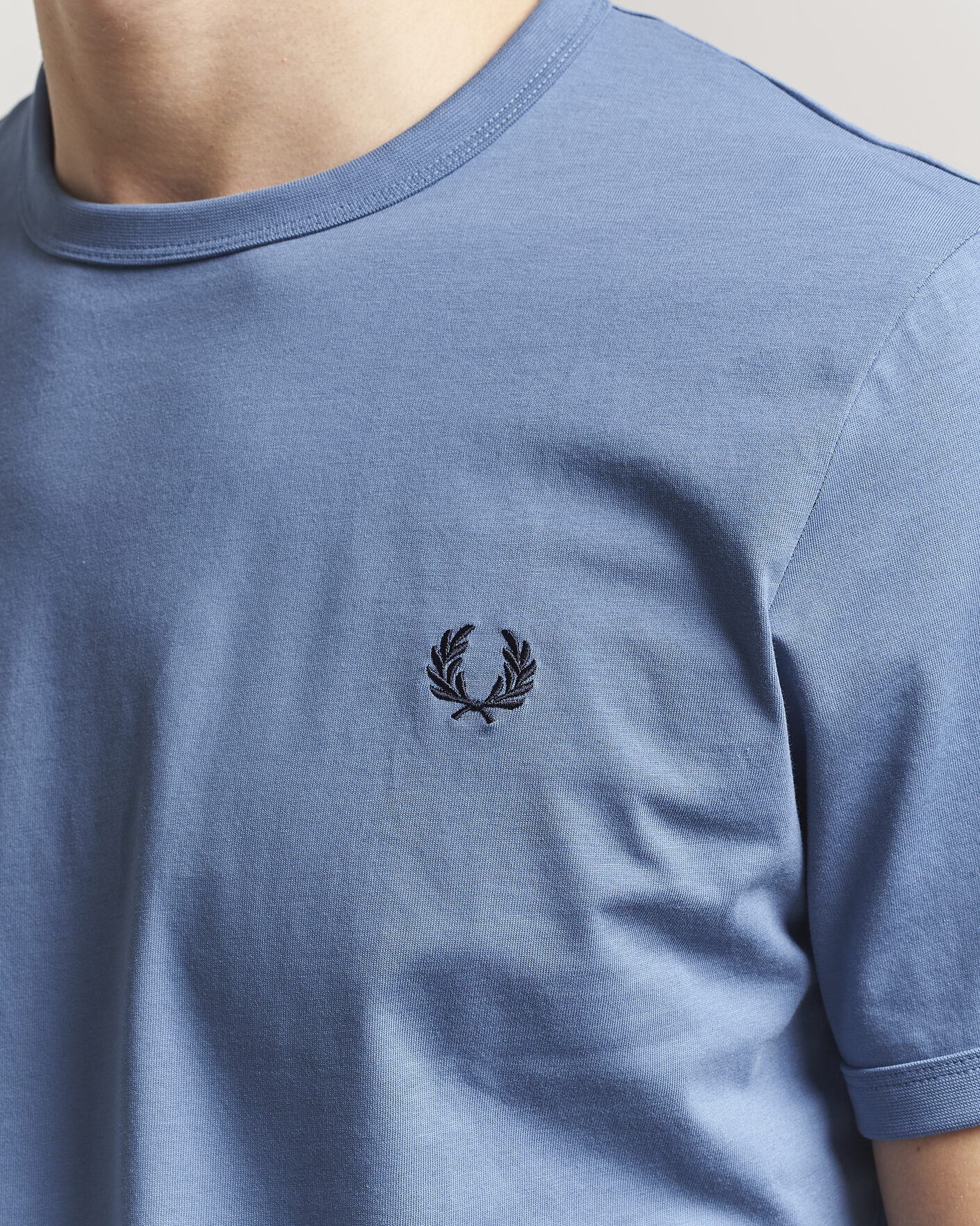 Herre | T-Shirts | Fred Perry | Ringer T-Shirt Ace Blue