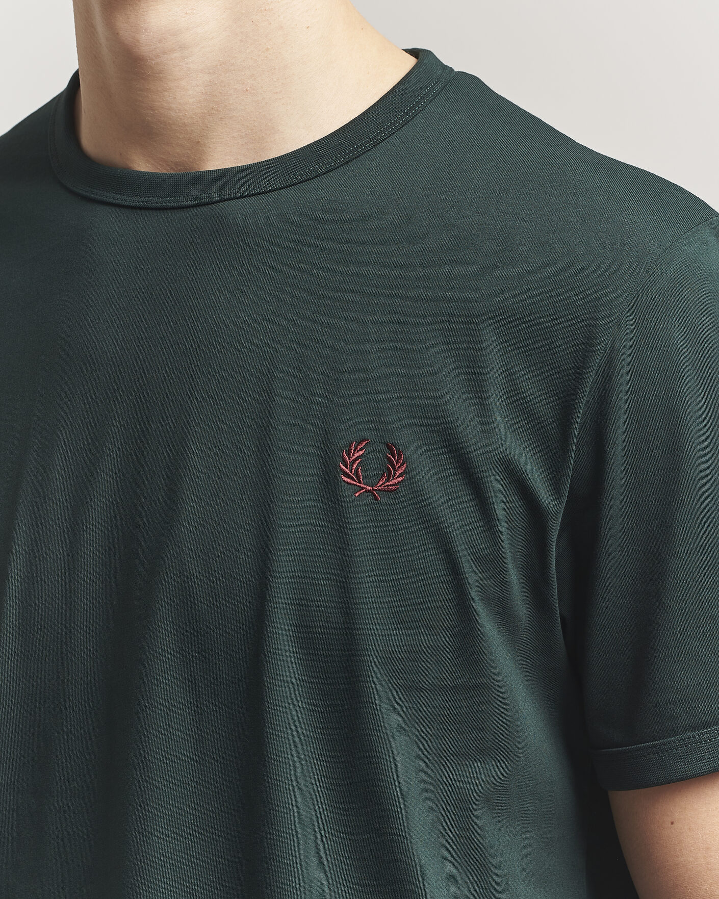 Herre | T-Shirts | Fred Perry | Ringer T-Shirt Grassroots Green