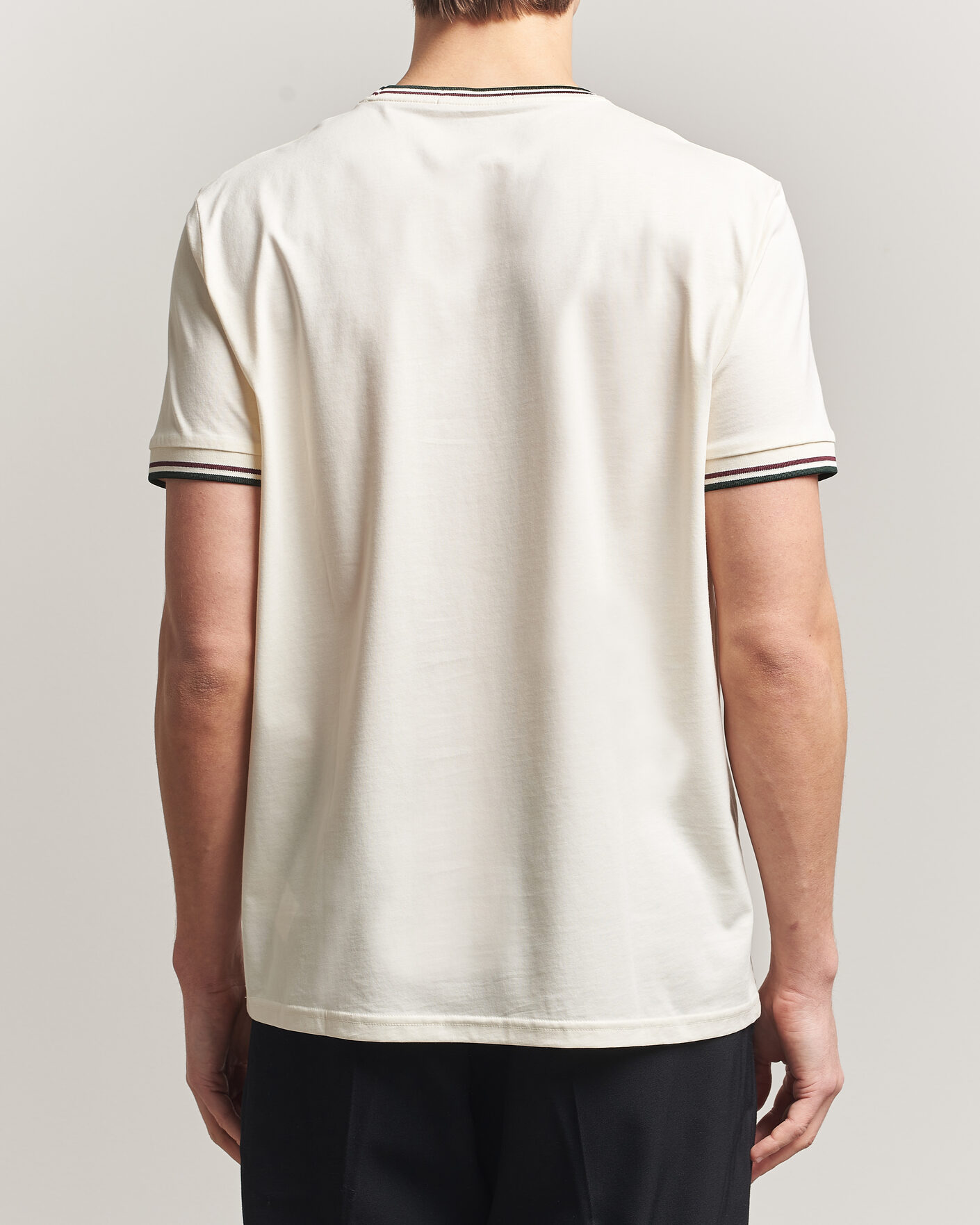 Herre | T-Shirts | Fred Perry | Twin Tipped T-Shirt Ecru