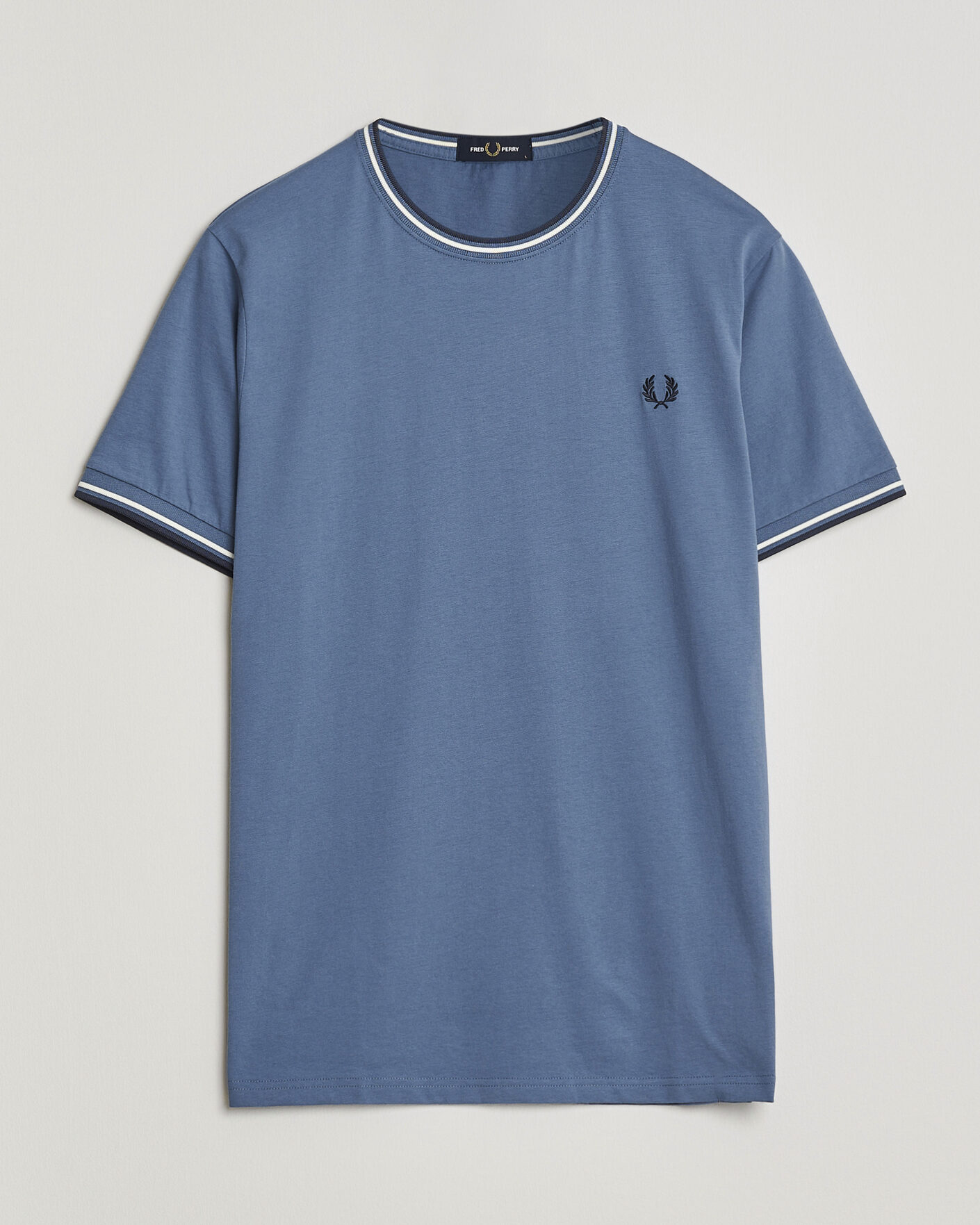 Herre | T-Shirts | Fred Perry | Twin Tipped T-Shirt Ace Blue