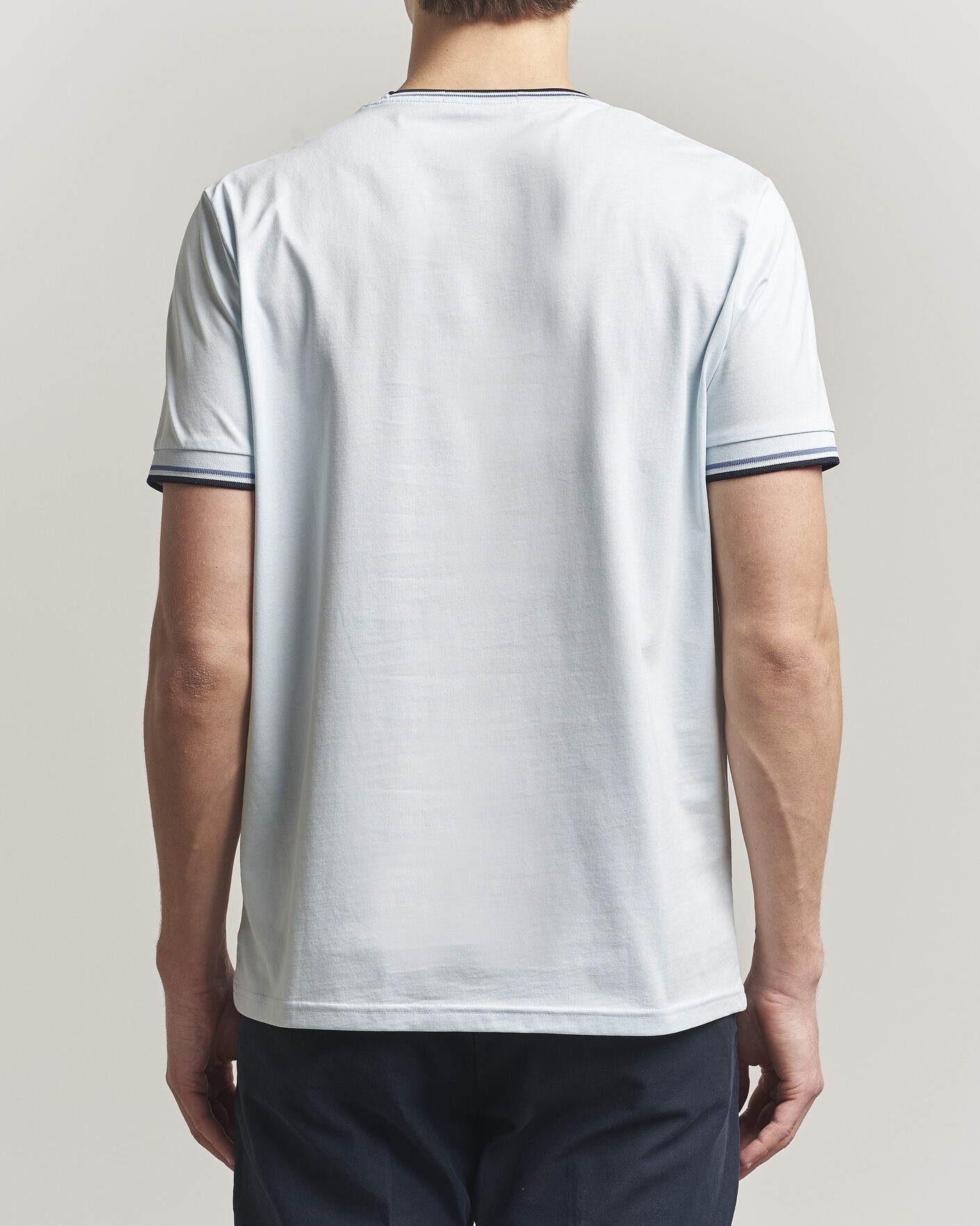 Herre | T-Shirts | Fred Perry | Twin Tipped T-Shirt Light Ice