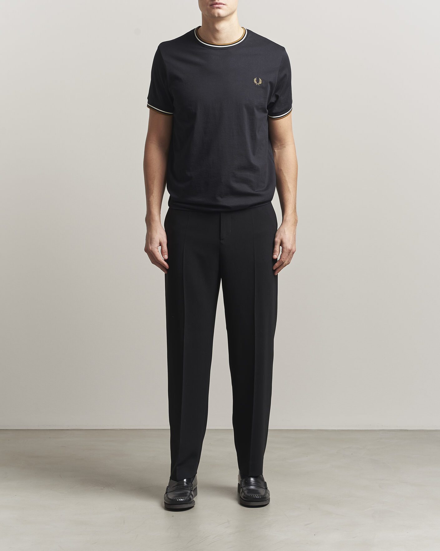 Herre | T-Shirts | Fred Perry | Twin Tipped T-Shirt Black