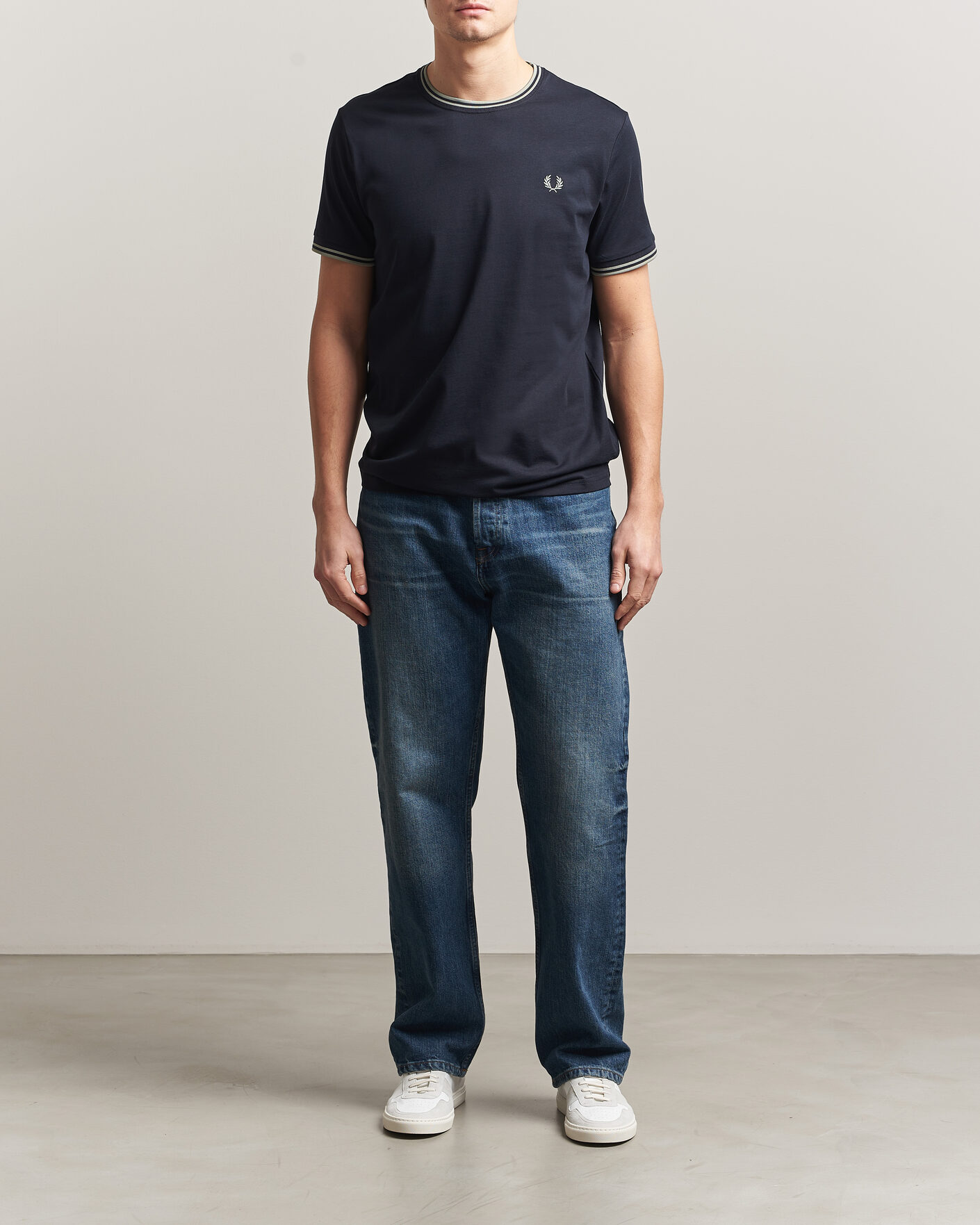 Herre | T-Shirts | Fred Perry | Twin Tipped T-Shirt Navy