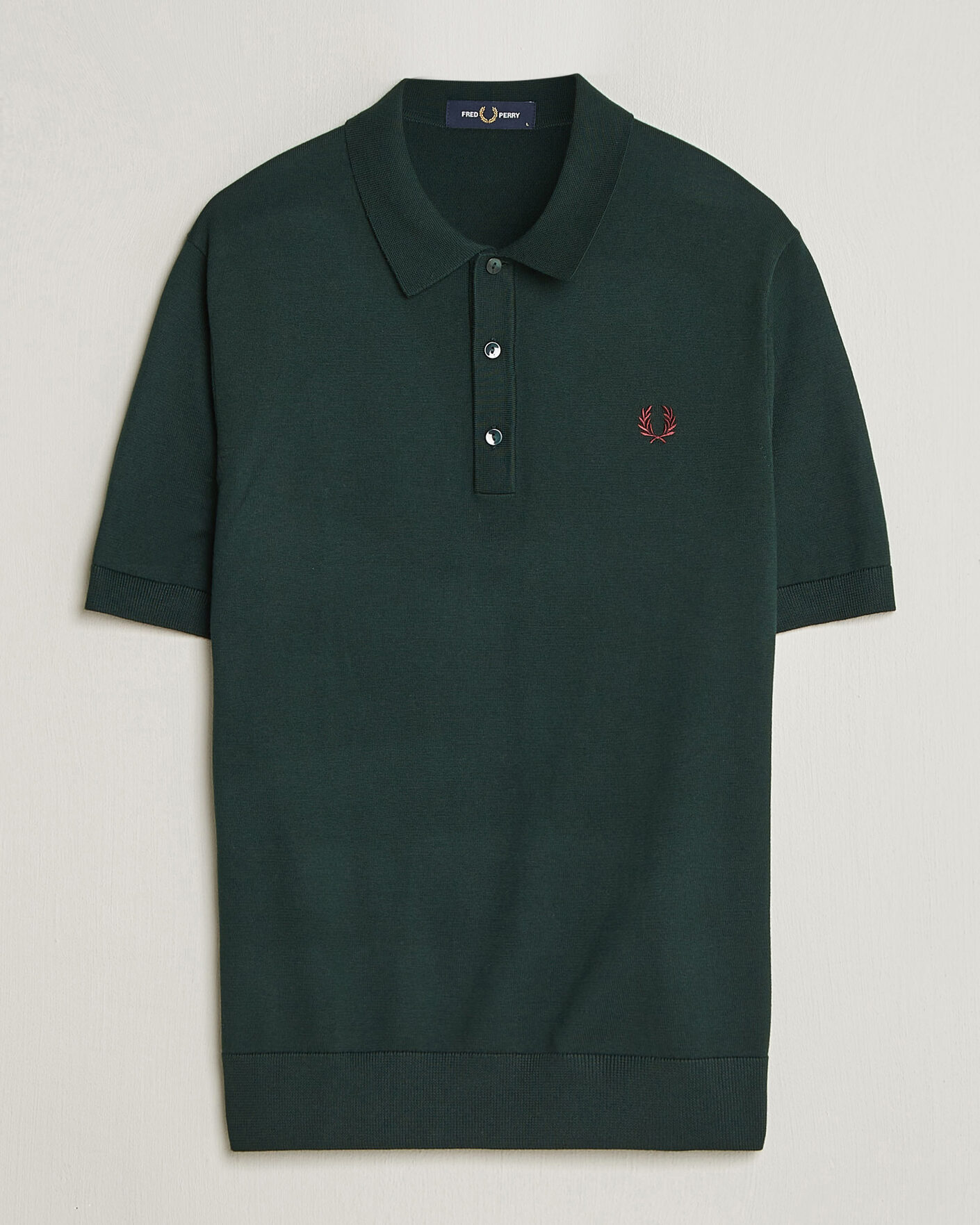 Herre | Pikéer | Fred Perry | Cotton Knitted Polo Grassroots Green