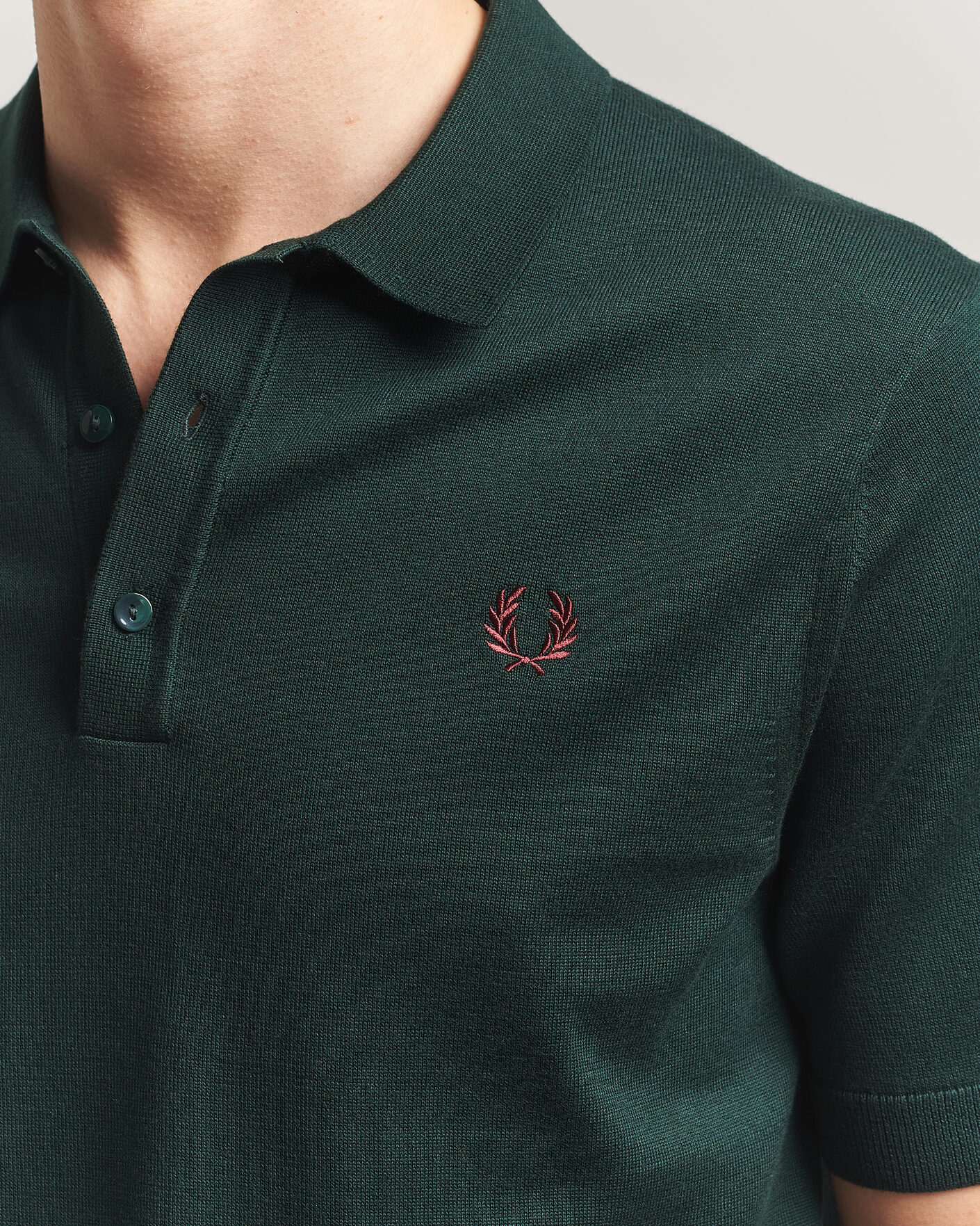 Herre | Pikéer | Fred Perry | Cotton Knitted Polo Grassroots Green