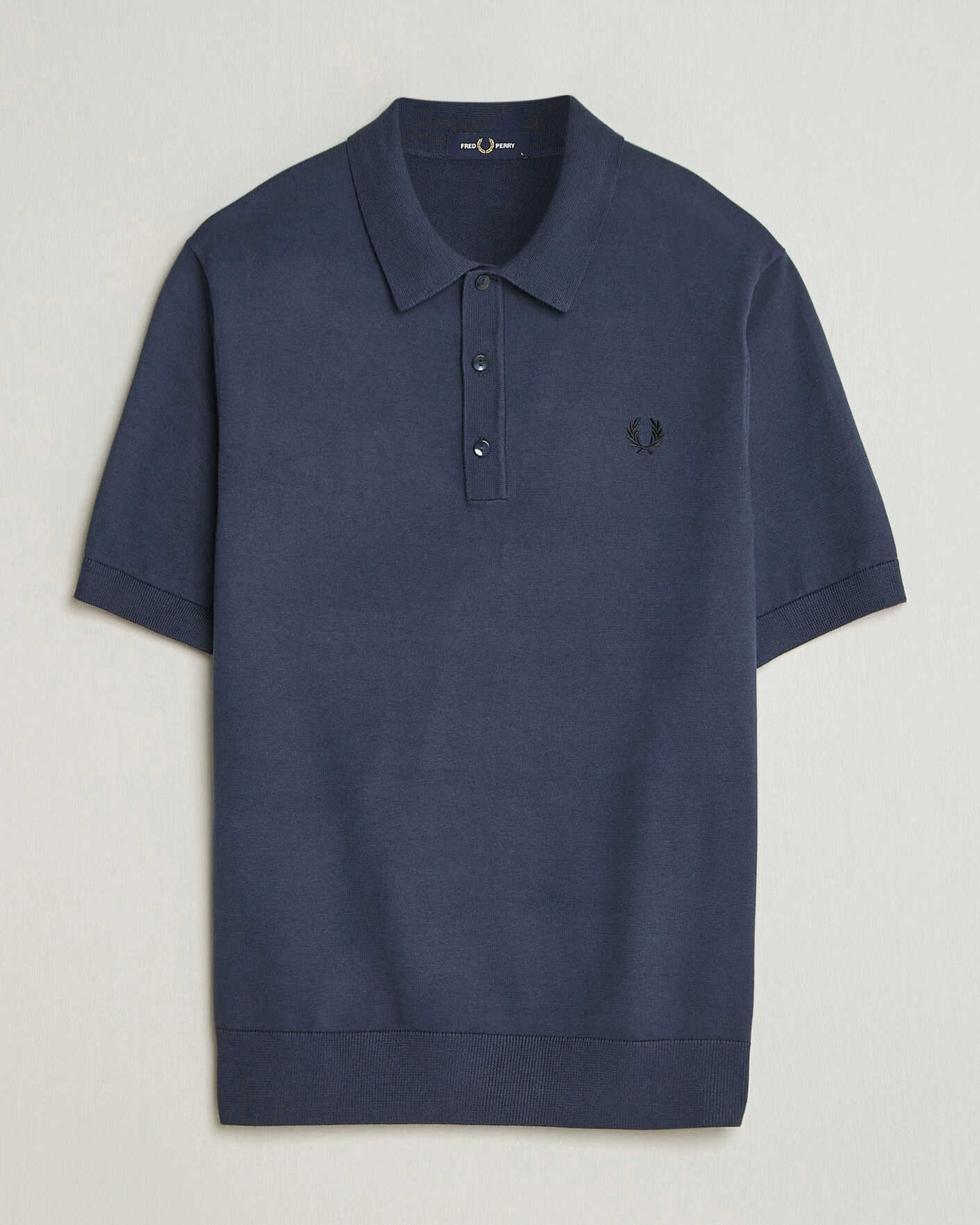 Herre | Pikéer | Fred Perry | Cotton Knitted Polo Dark Airforce