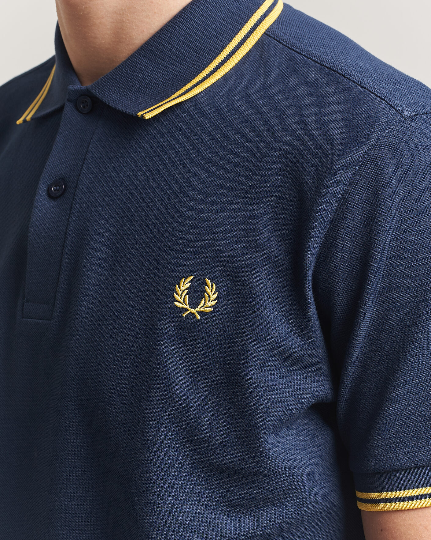 Herre | Pikéer | Fred Perry | Twin Tipped Polo Shirt Tennis Blue