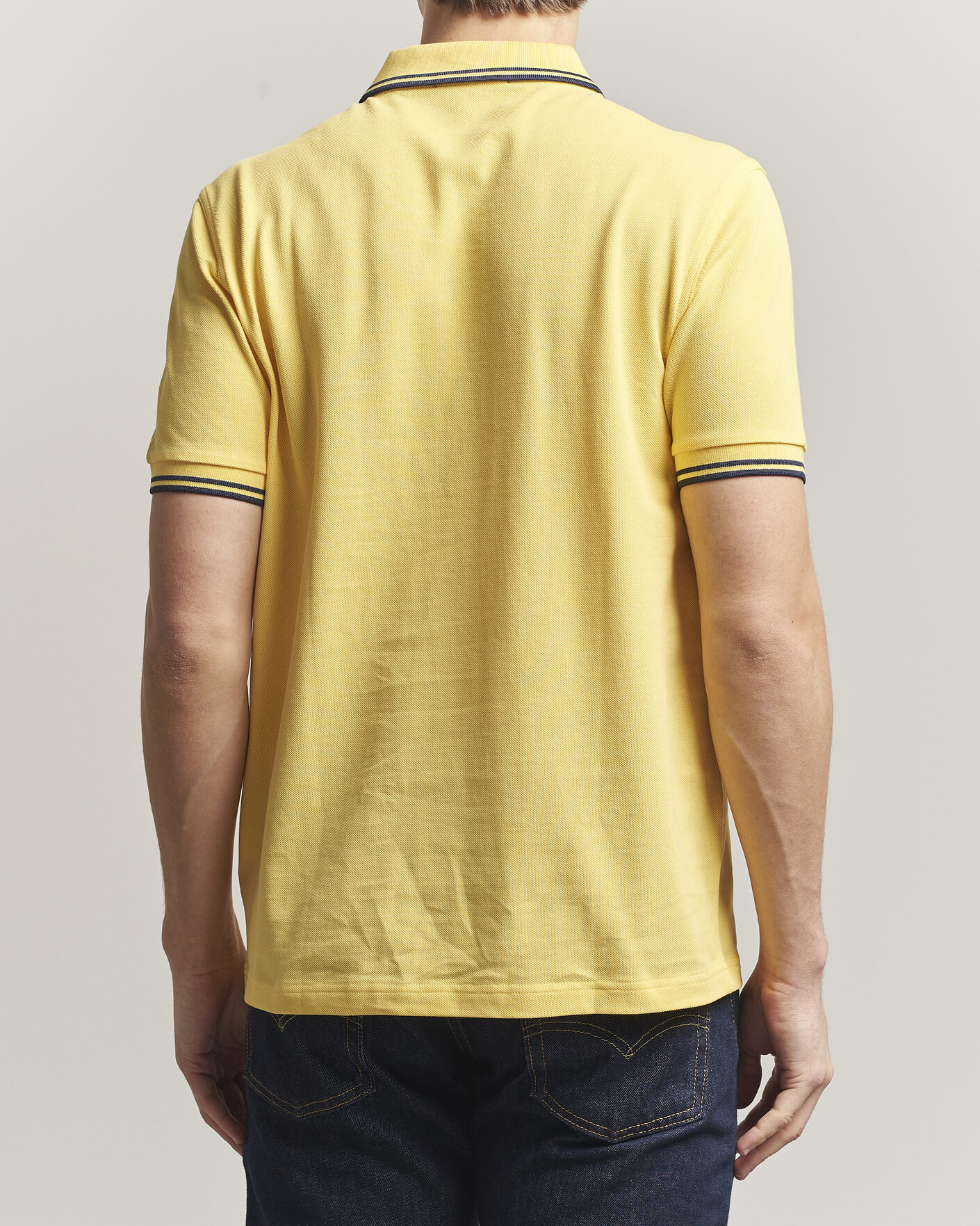 Herre | Pikéer | Fred Perry | Twin Tipped Polo Shirt Lemon Yellow