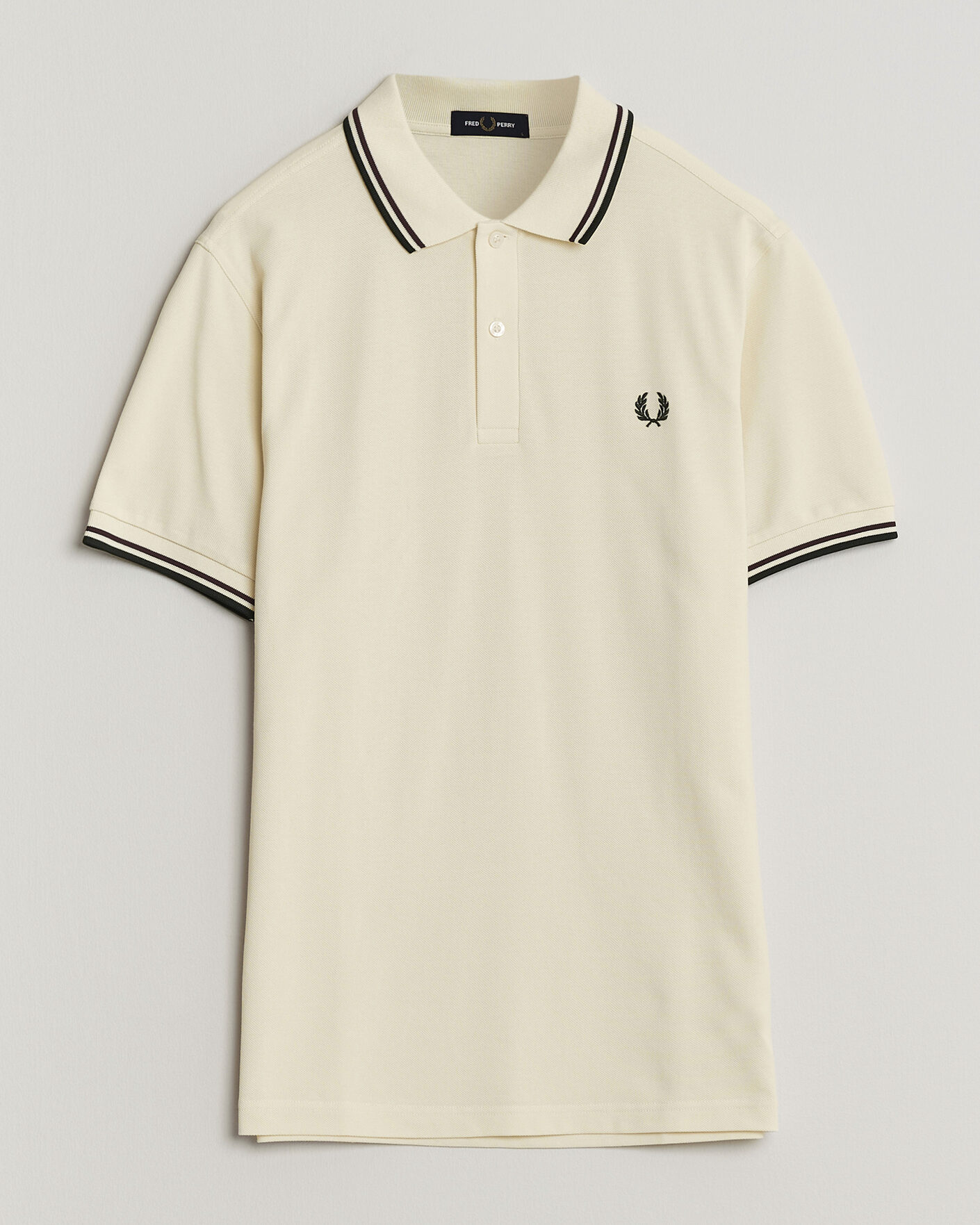 Herre | Pikéer | Fred Perry | Twin Tipped Polo Shirt Ecru