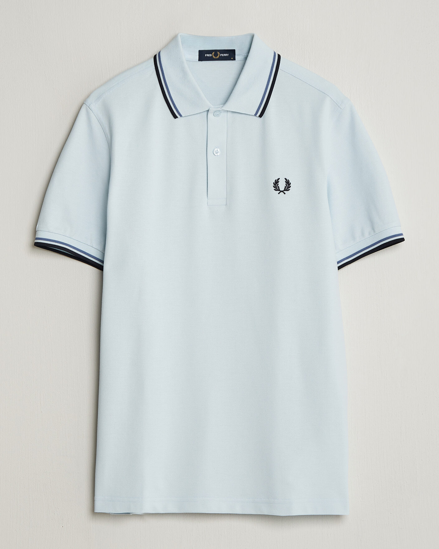 Herre | Pikéer | Fred Perry | Twin Tipped Polo Shirt Light Ice