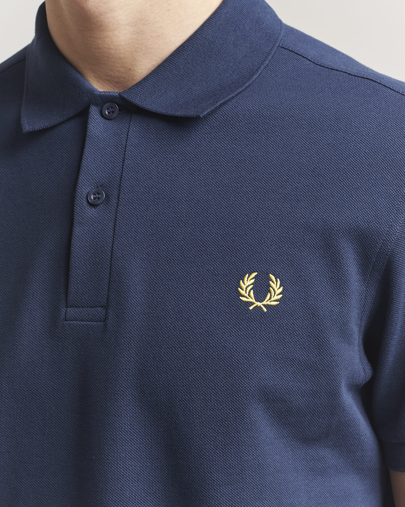 Herre | Pikéer | Fred Perry | Plain Polo Tennis Blue
