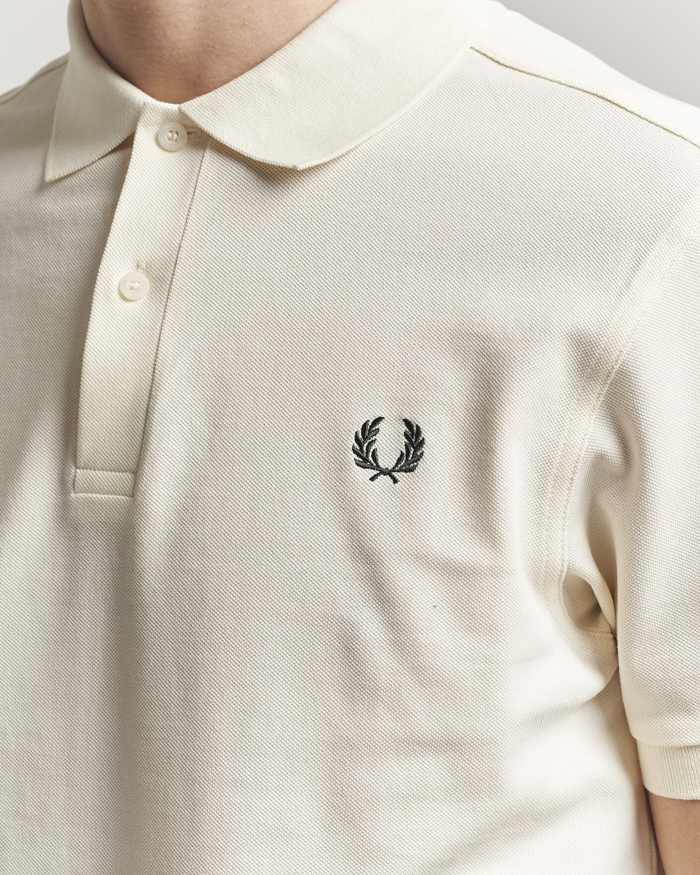 Herre | Pikéer | Fred Perry | Plain Polo Ecru