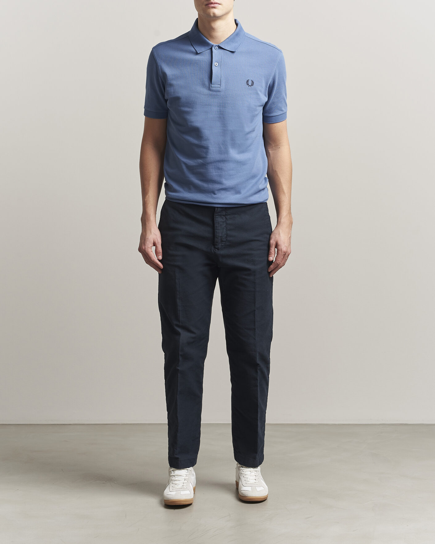 Herre | Pikéer | Fred Perry | Plain Polo Ace Blue