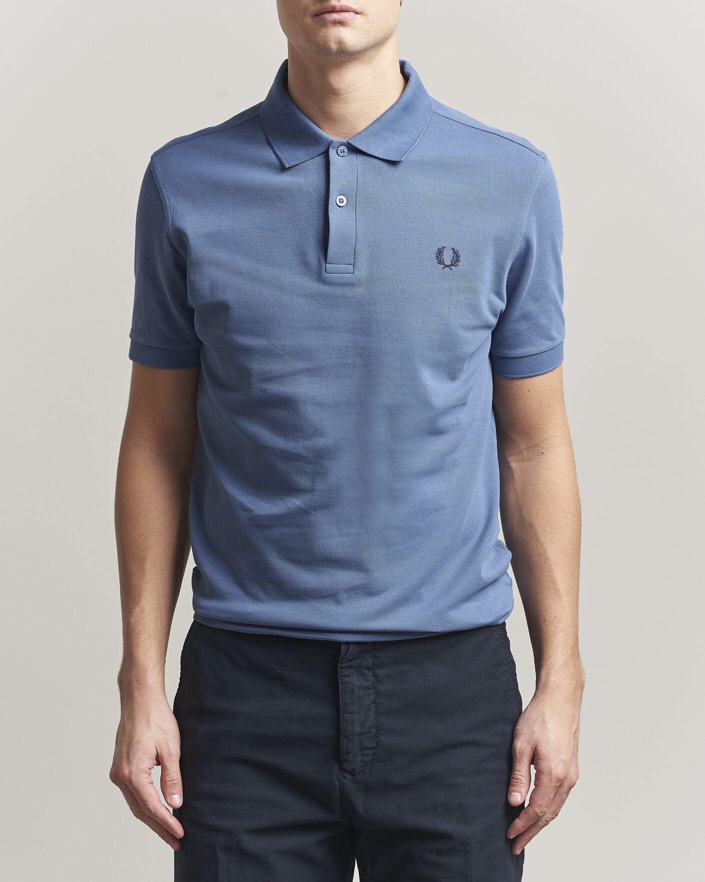 Herre | Pikéer | Fred Perry | Plain Polo Ace Blue