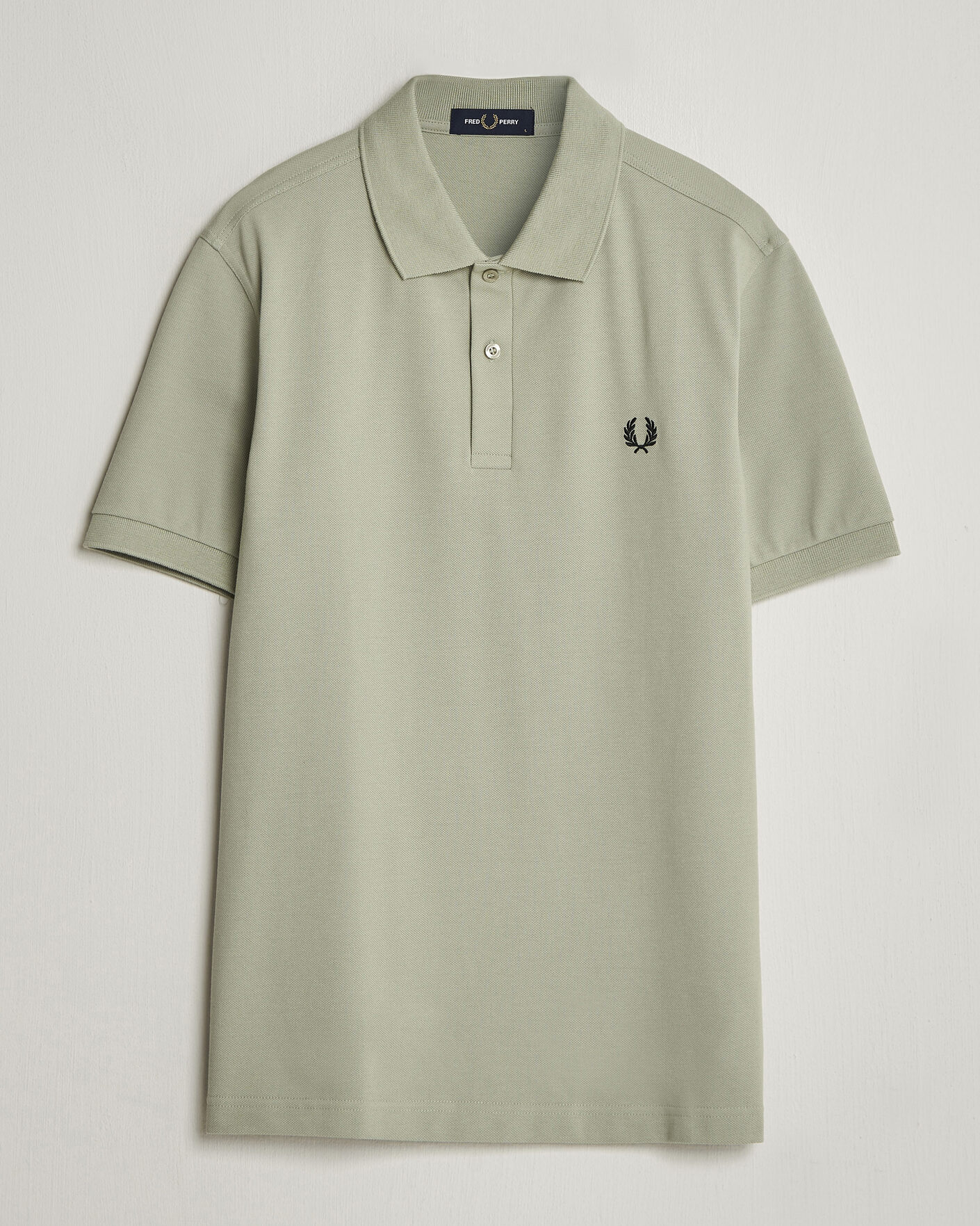 Herre | Pikéer | Fred Perry | Plain Polo Seagrass Green