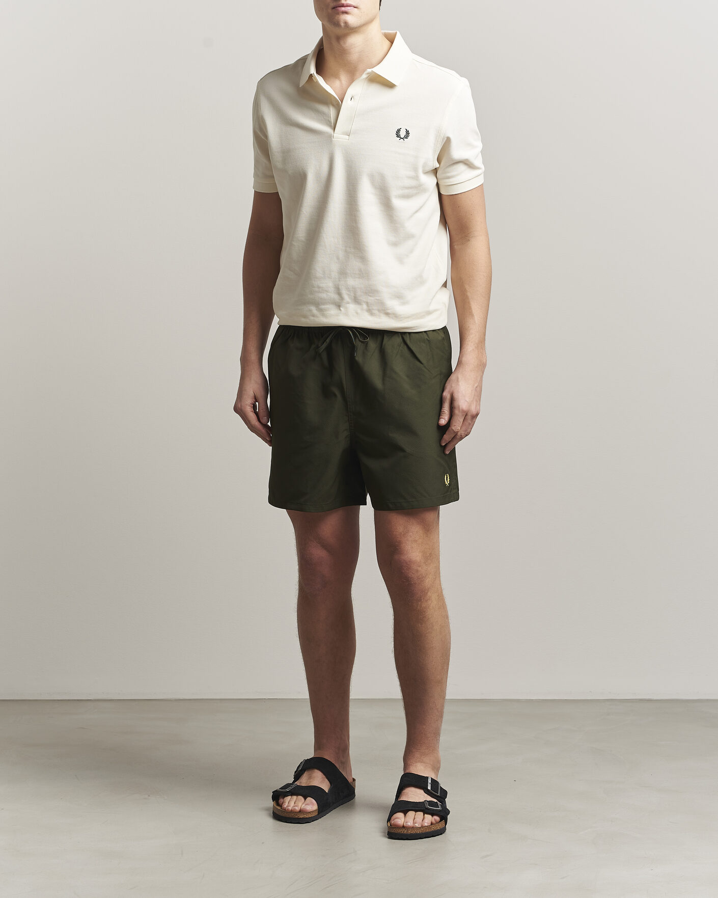 Herre | Badeshorts | Fred Perry | Classic Swimshorts Hunting Green