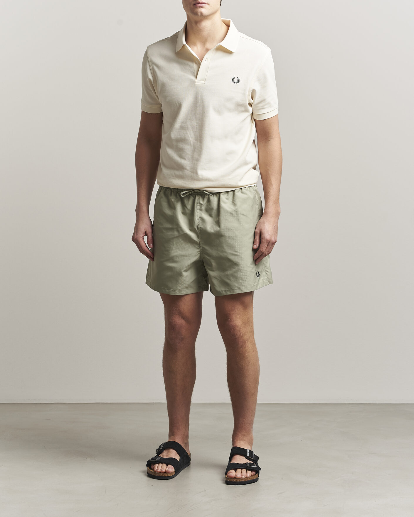 Herre | Badeshorts | Fred Perry | Classic Swimshorts Seagrass Green