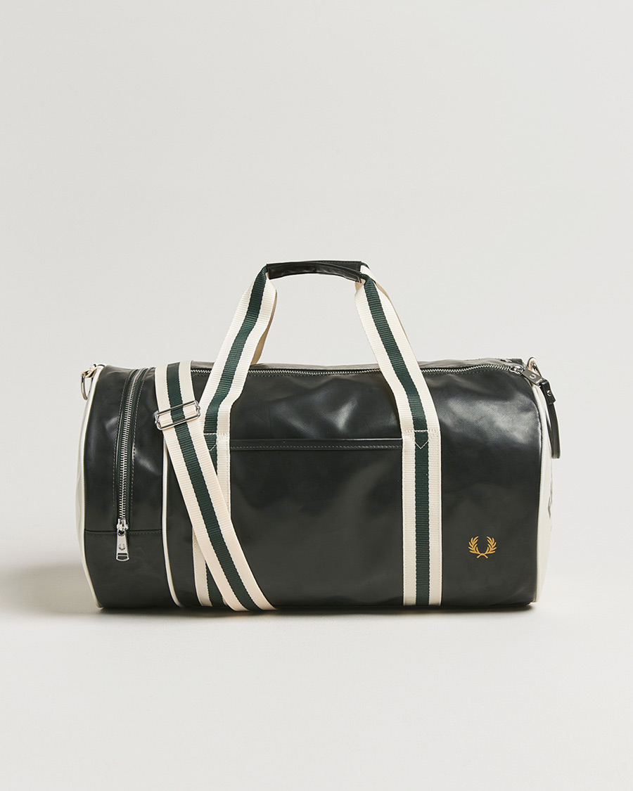 Herre | Vesker | Fred Perry | Classic Barrel Bag Grassroots Green/Ecru