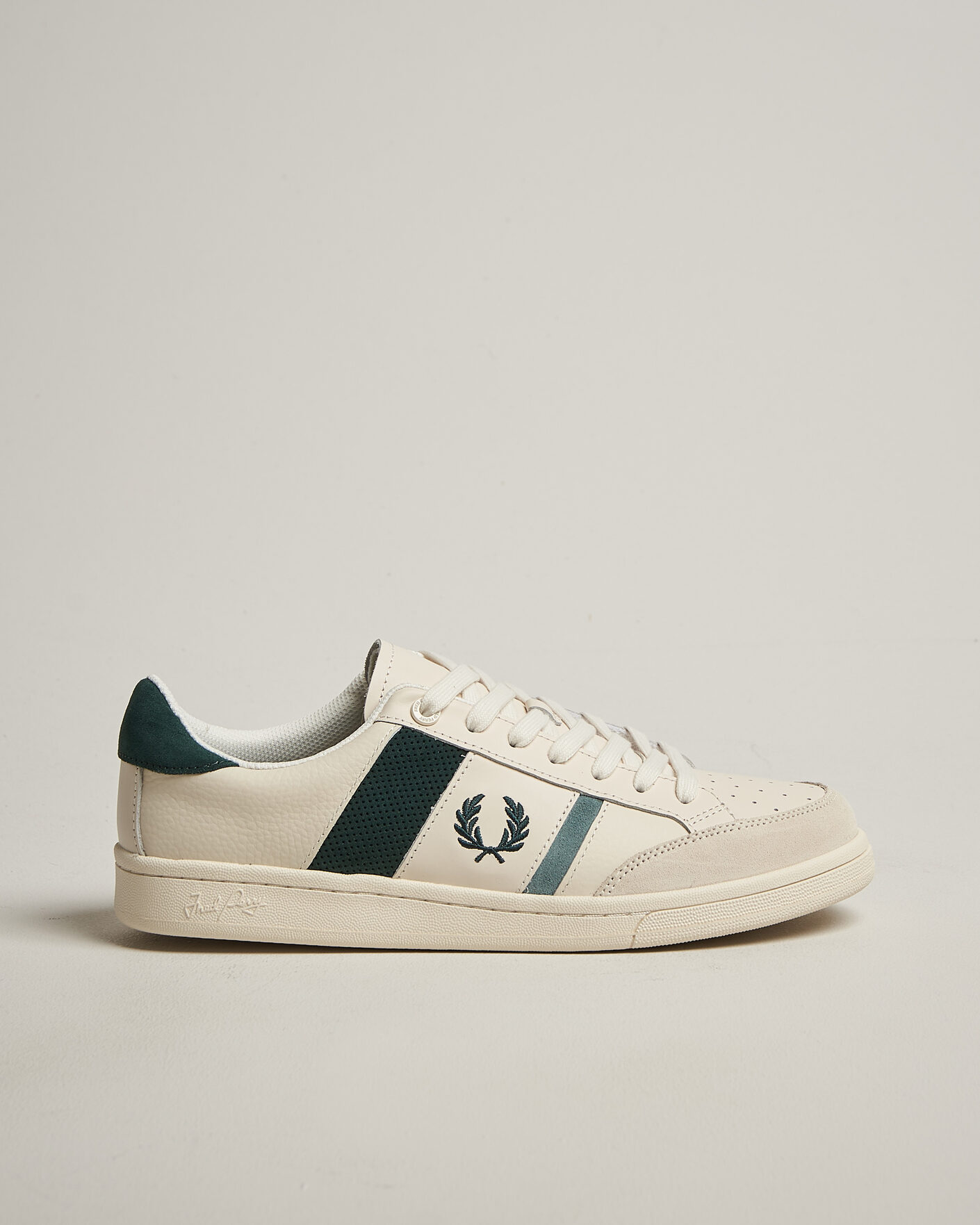 Herre | Sneakers | Fred Perry | B725 Leather/Suede Sneaker Ecru