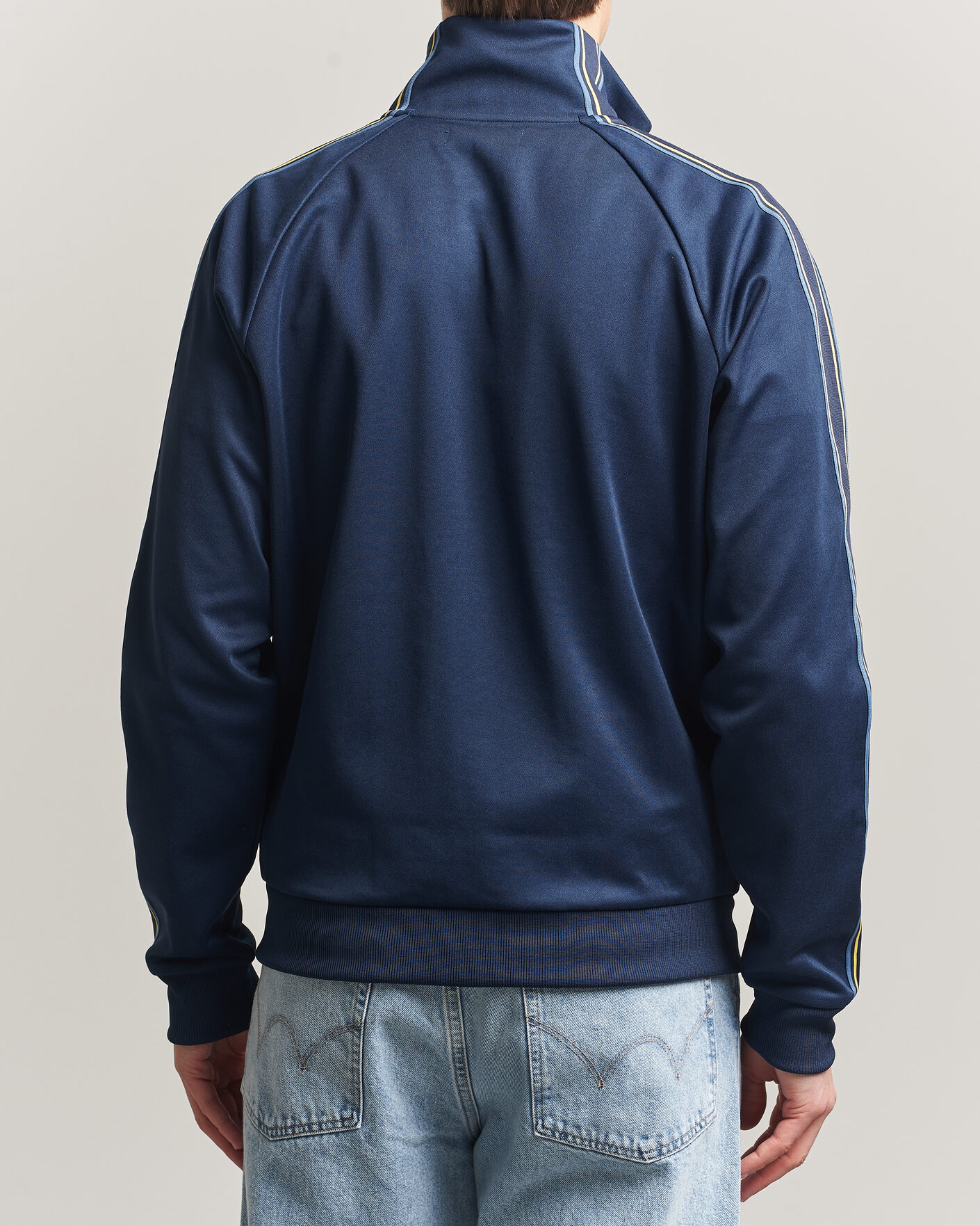 Herre | Gensere | Fred Perry | Tramline Taped Track Jacket Tennis Blue