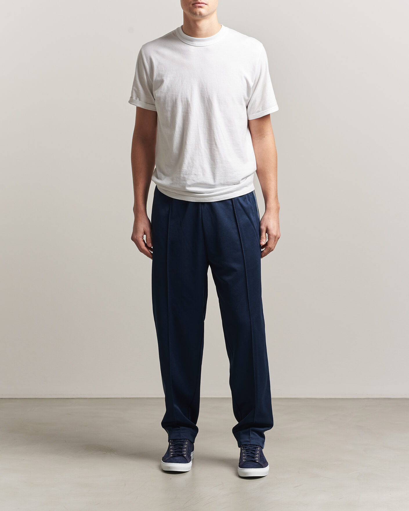 Herre | Bukser | Fred Perry | Tramline Taped Track Pants Tennis Blue