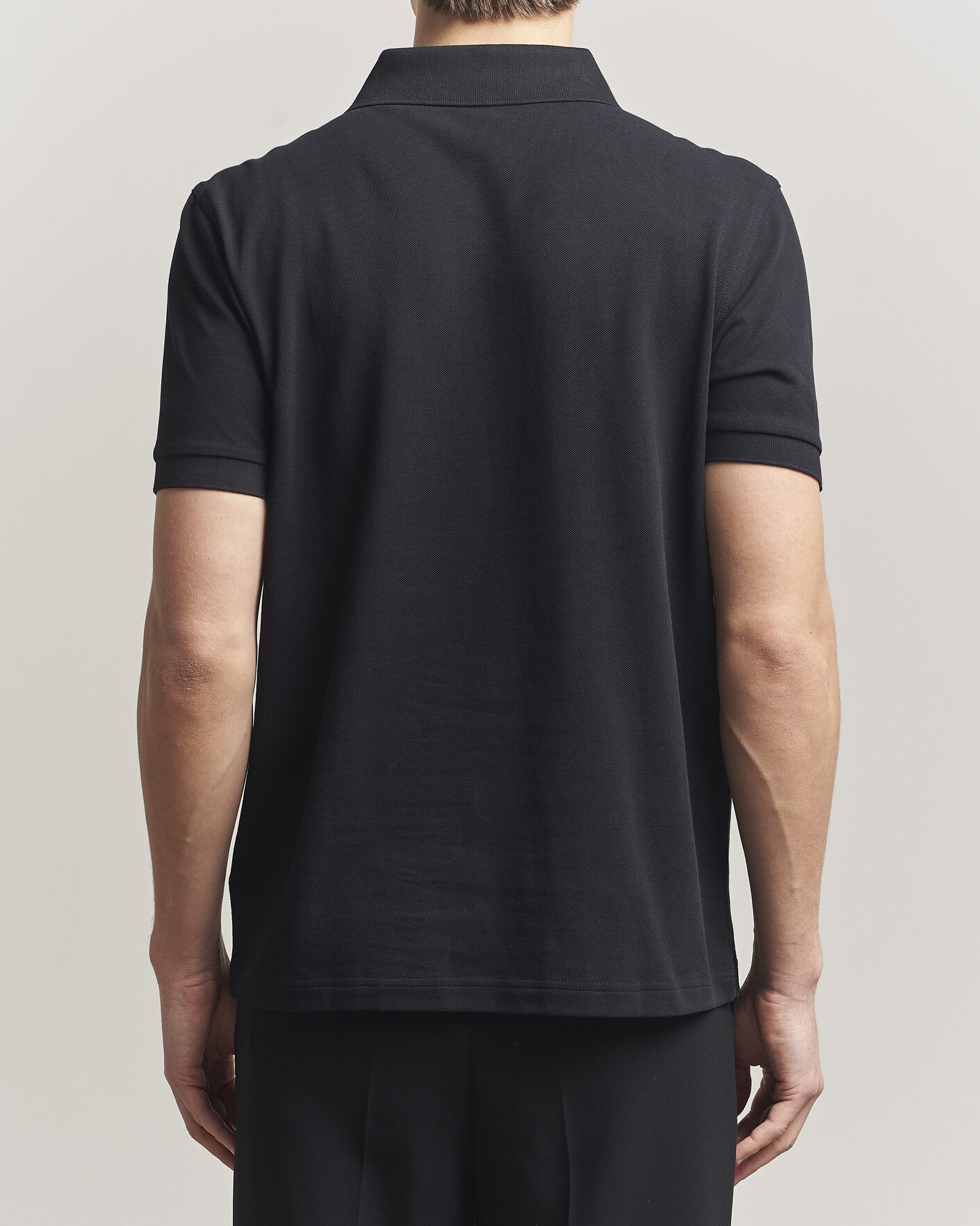 Herre | Pikéer | Fred Perry | Tramline Half Zip Polo Black