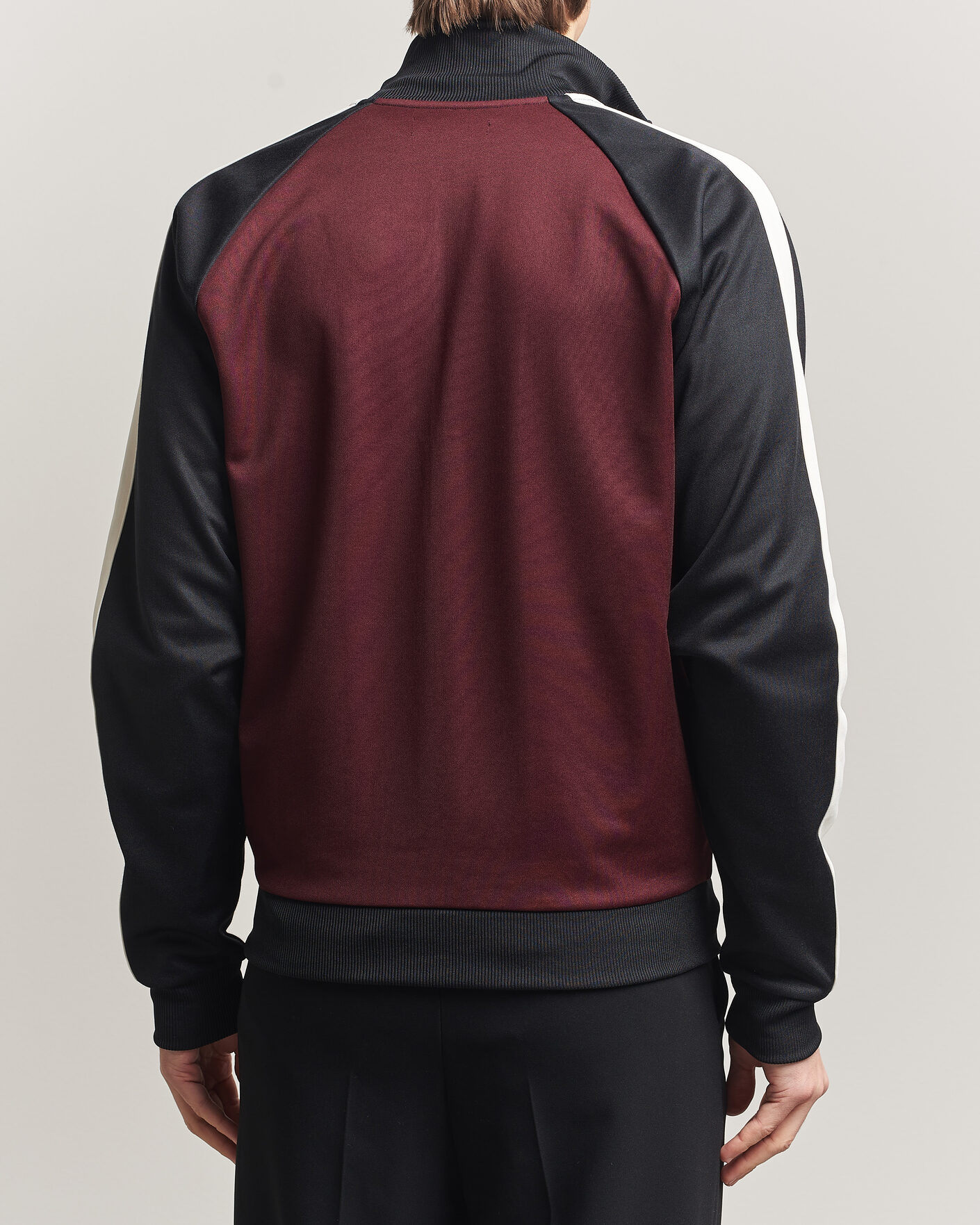 Herre | Gensere | Fred Perry | Contrast Sleeve Track Jacket Oxblood