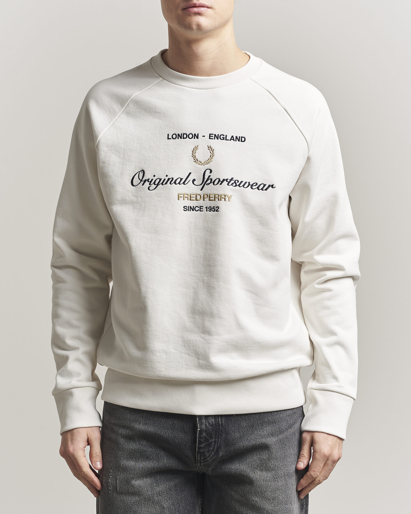 Herre | Gensere | Fred Perry | Original Sportswear Sweatshirt Snow White