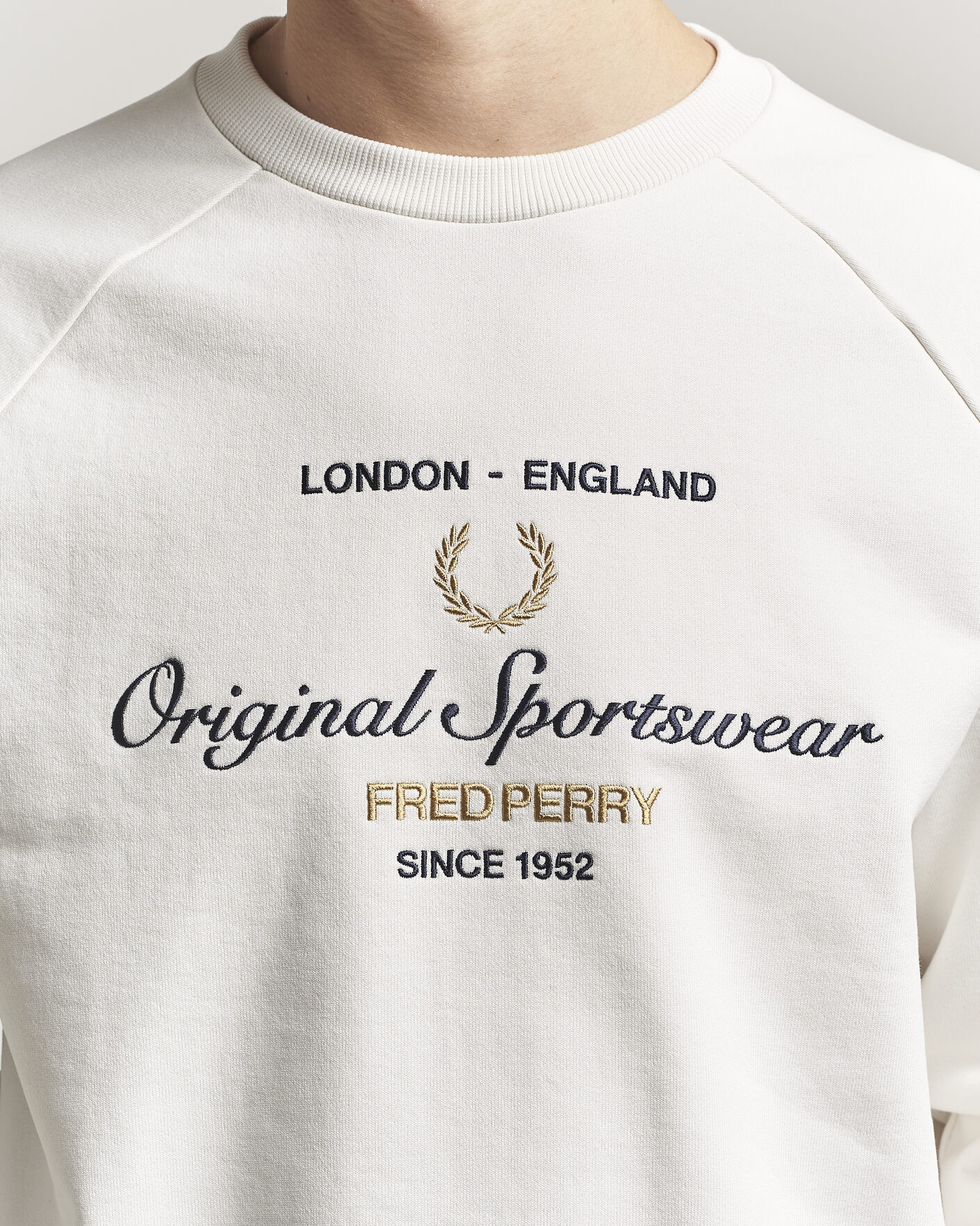Herre | Gensere | Fred Perry | Original Sportswear Sweatshirt Snow White