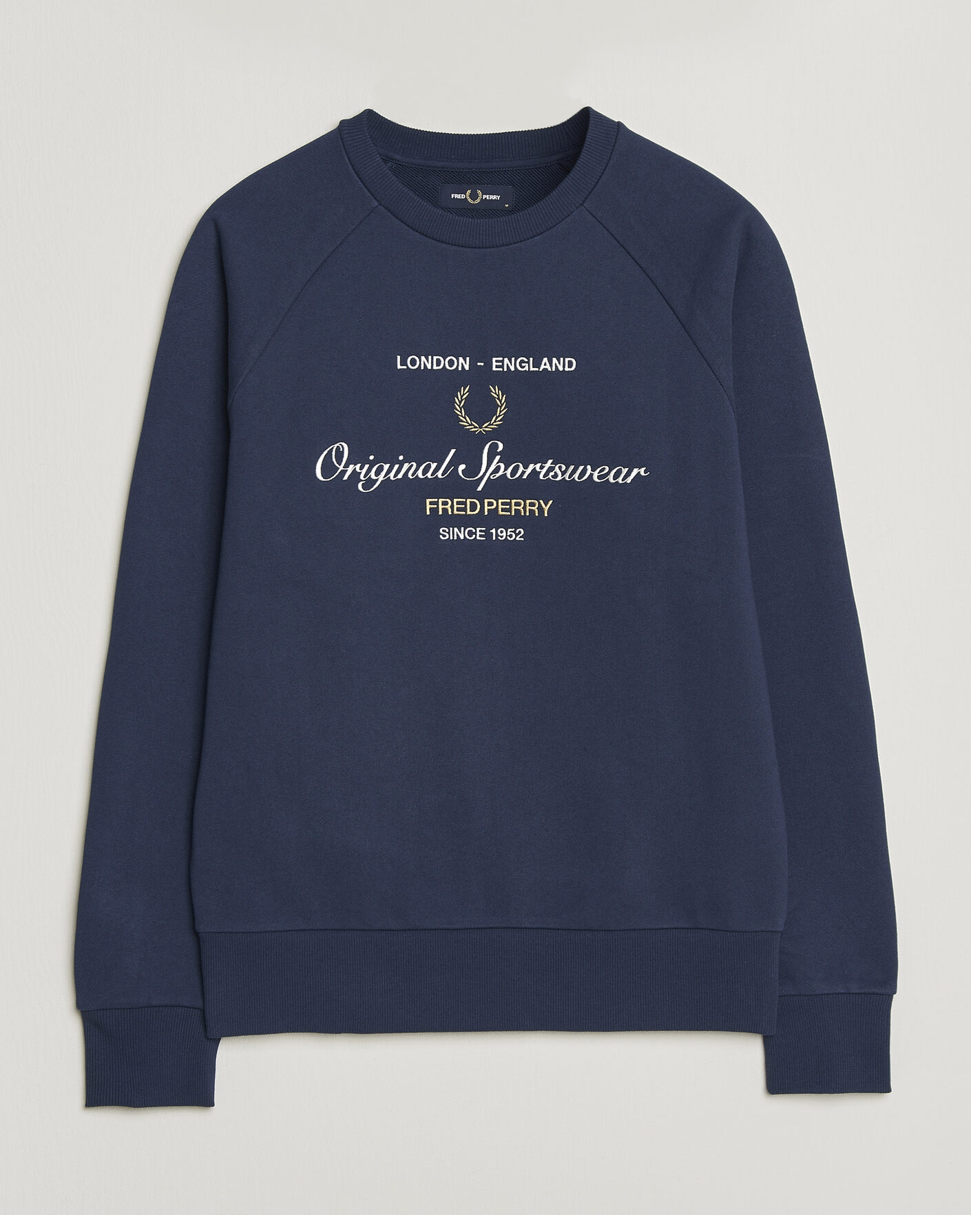 Herre | Gensere | Fred Perry | Original Sportswear Sweatshirt Tennis Blue