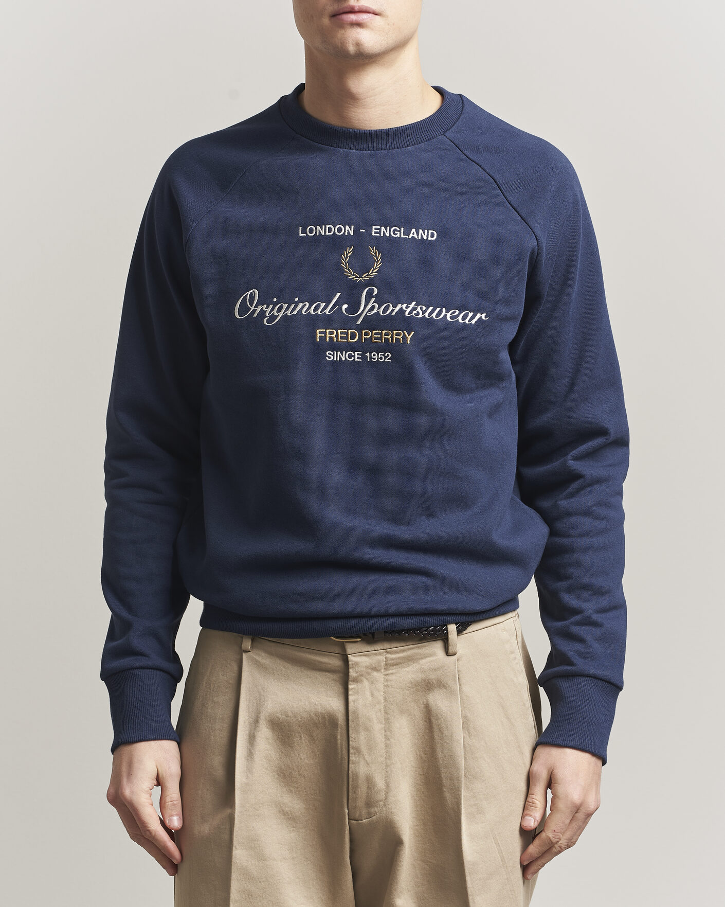 Herre | Gensere | Fred Perry | Original Sportswear Sweatshirt Tennis Blue