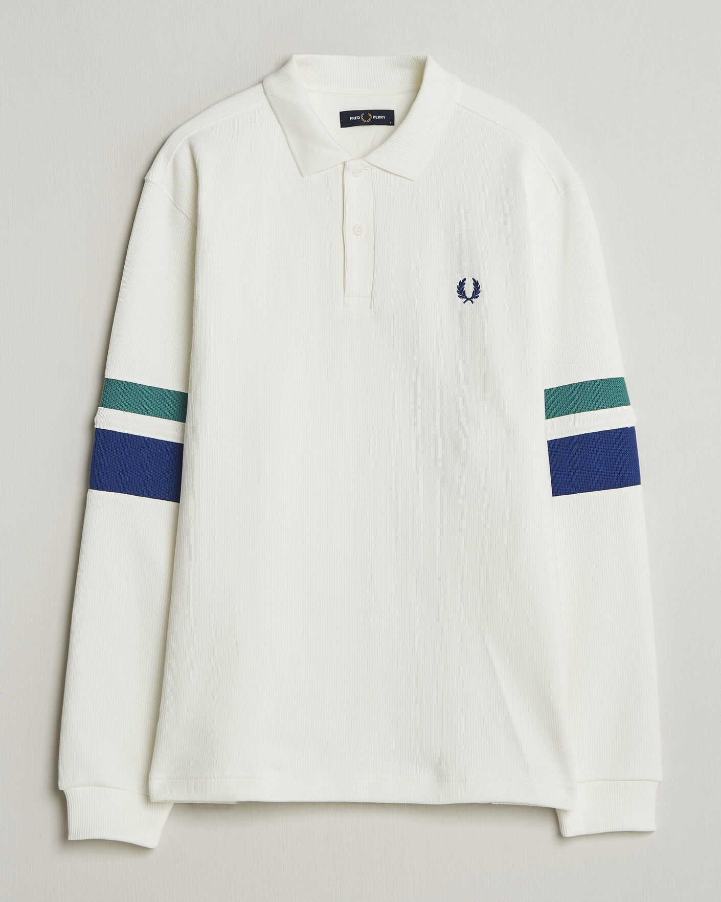 Herre | Gensere | Fred Perry | Tipped Sleeve Rugger Snow White