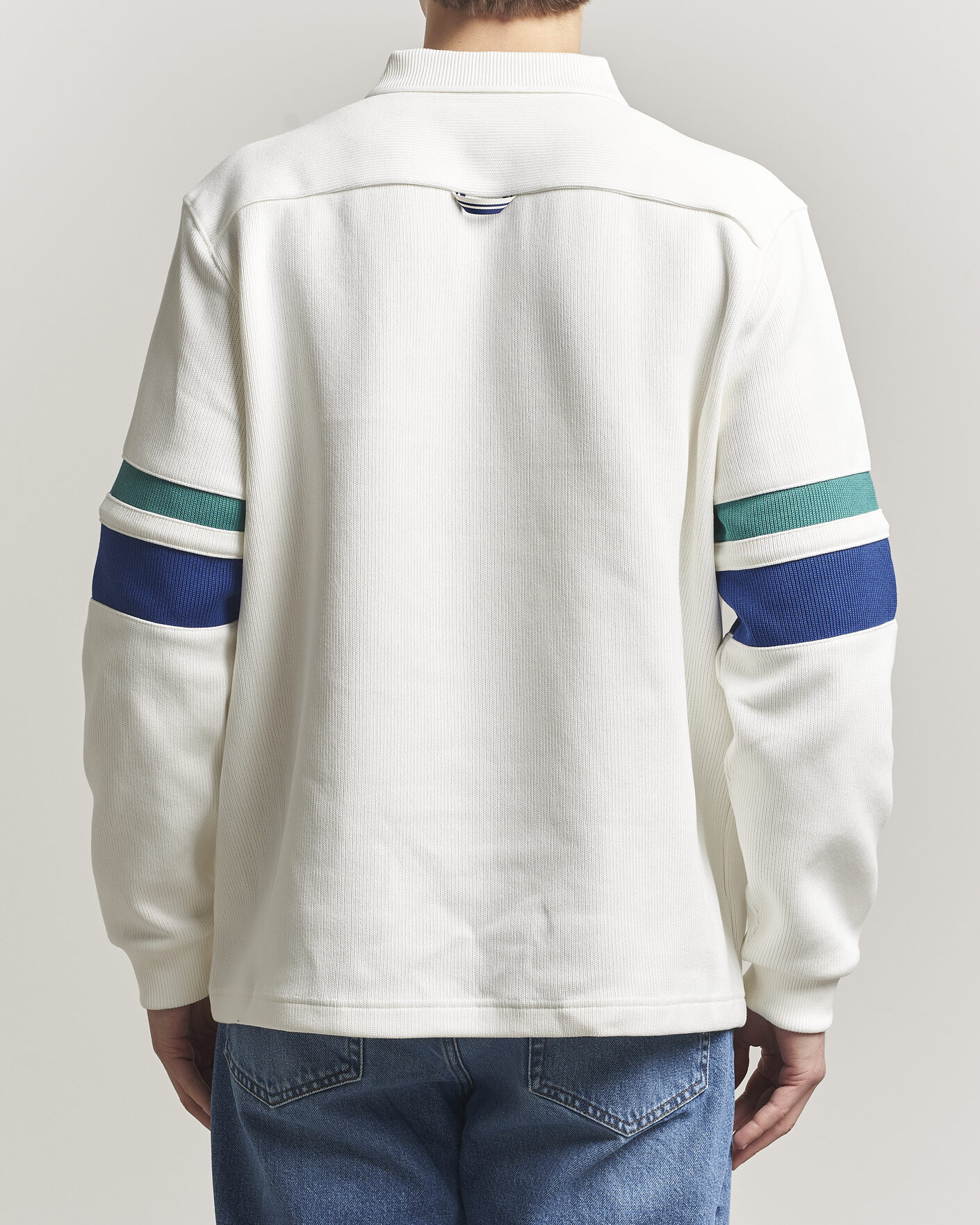 Herre | Gensere | Fred Perry | Tipped Sleeve Rugger Snow White