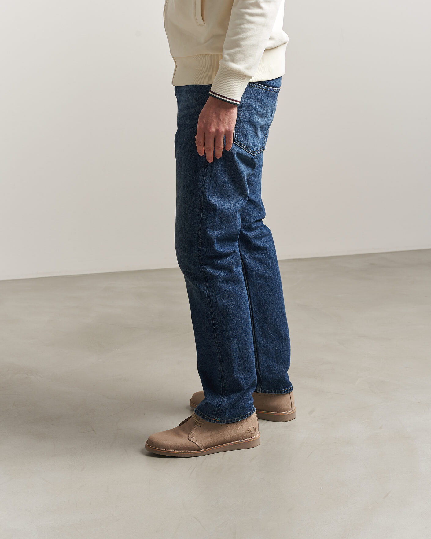 Herre | Derbys | Fred Perry | Linden Suede Derby Driftwood