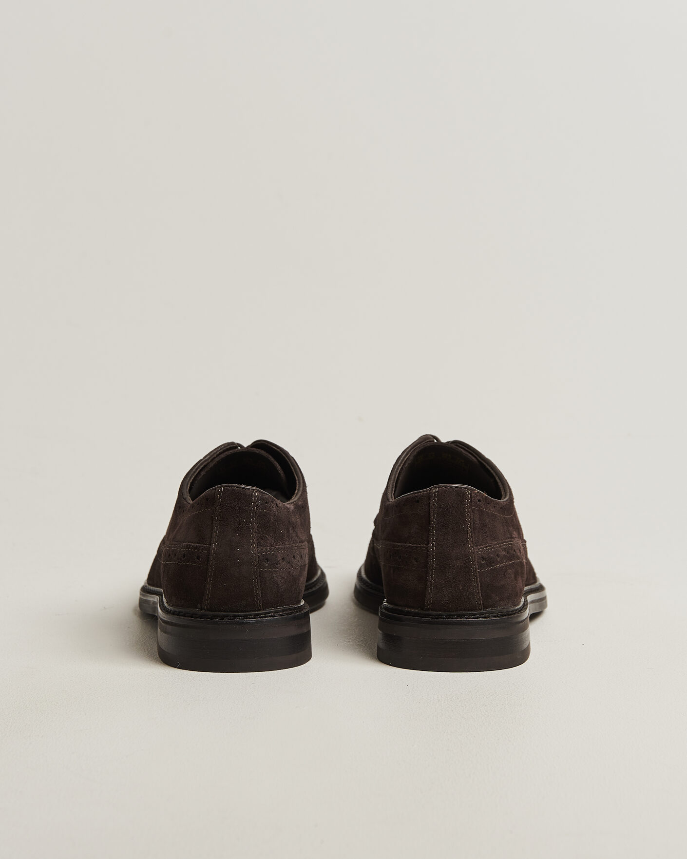 Herre | Brogues | GANT | Bidford Suede Brouge Dark Brown