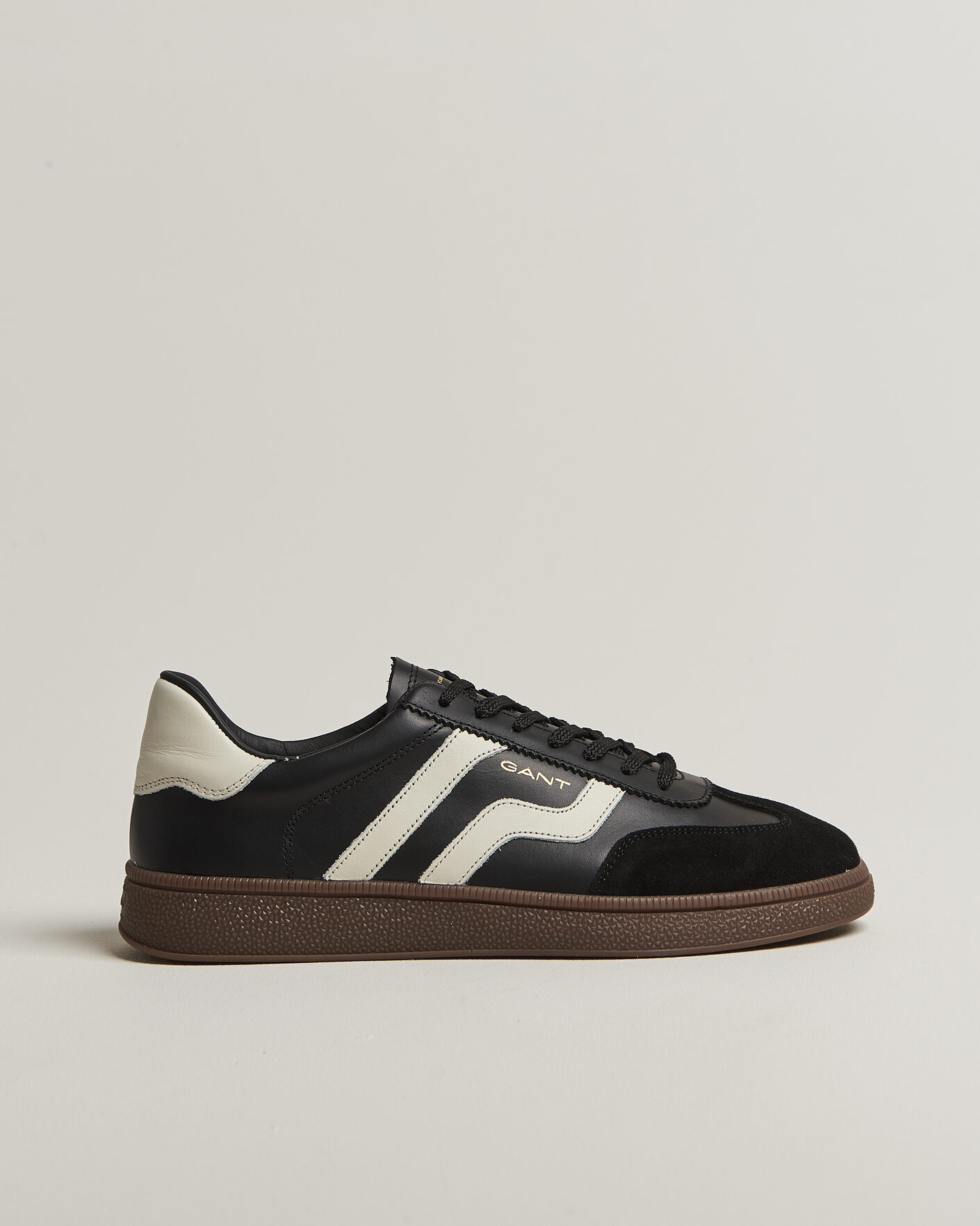 Herre | Sneakers | Gant | Cuzmo Leather/Suede Sneaker Black/White