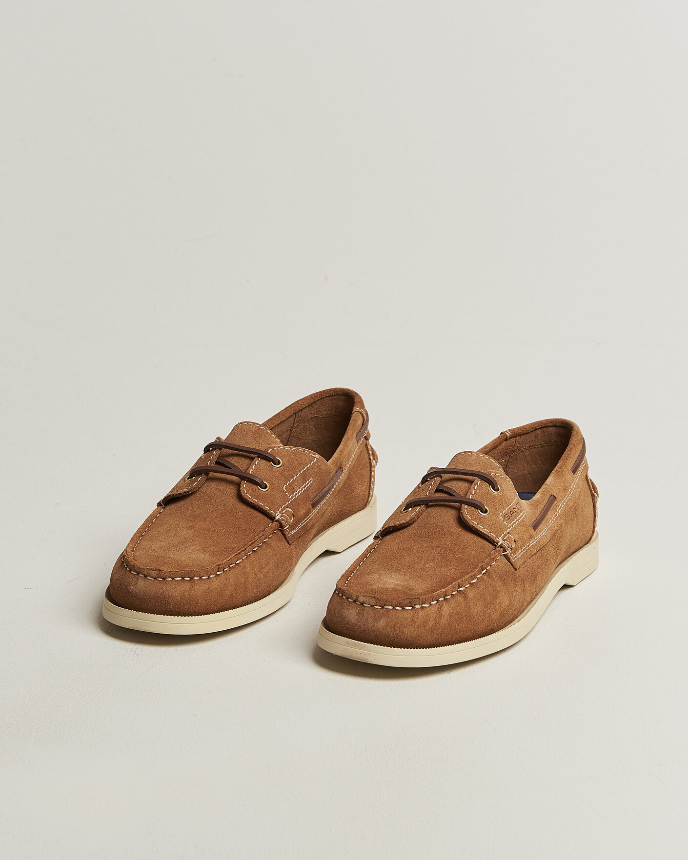 Herre | Seilersko | Gant | Yardport Suede Boat Shoe Warm Sand